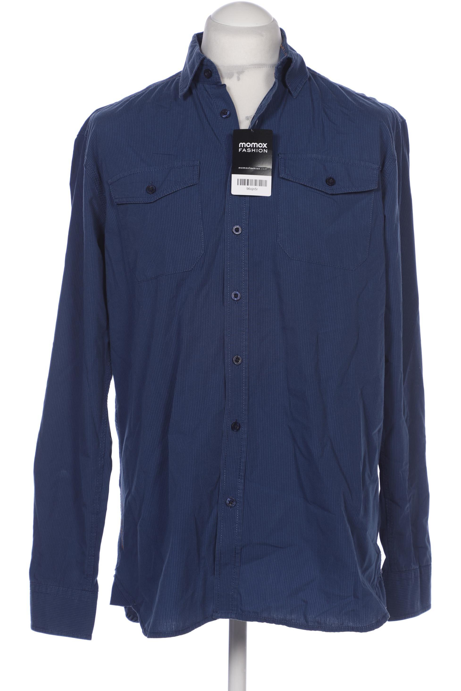 

engbers Herren Hemd, marineblau, Gr. 48