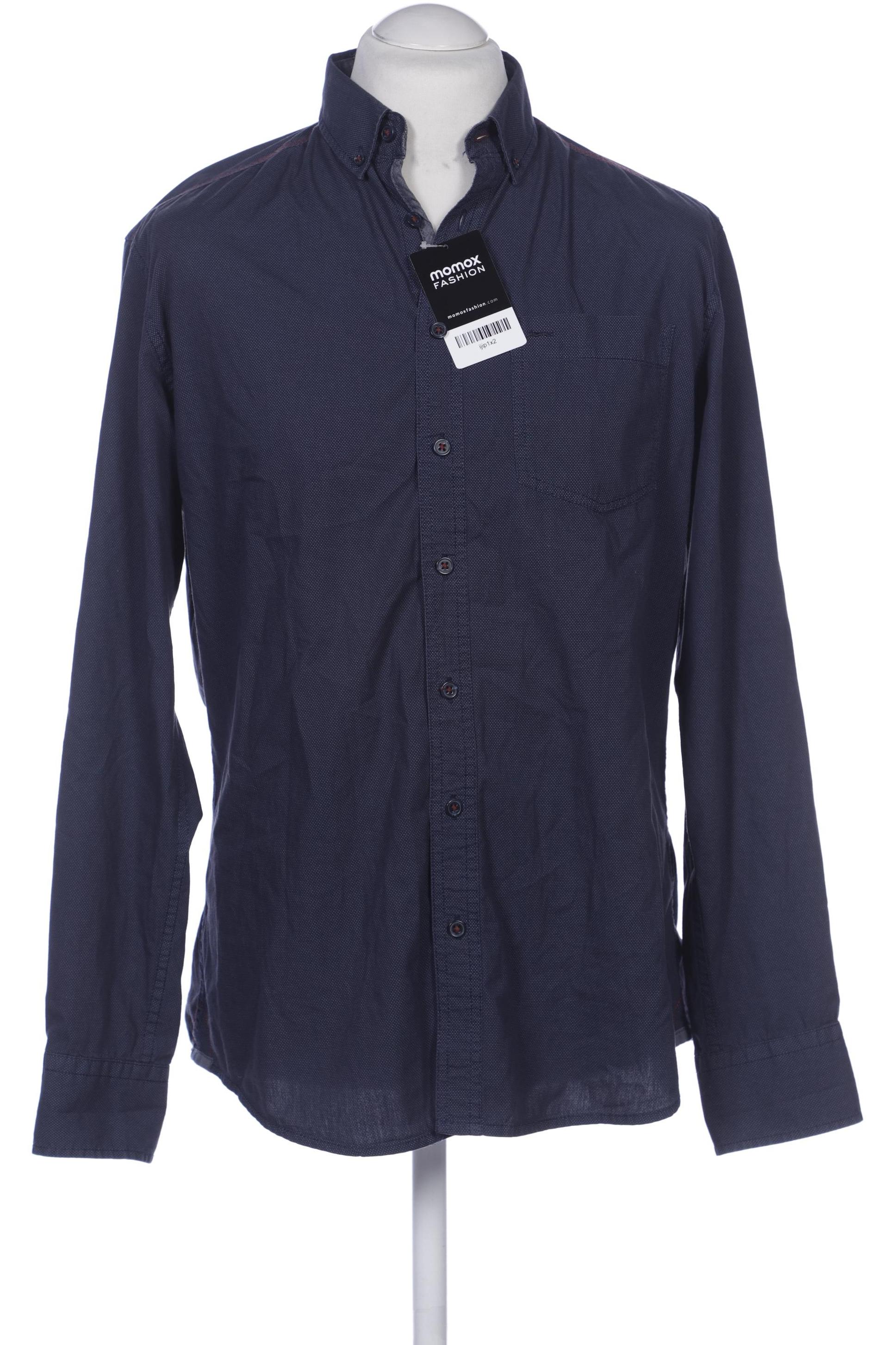 

engbers Herren Hemd, marineblau, Gr. 48