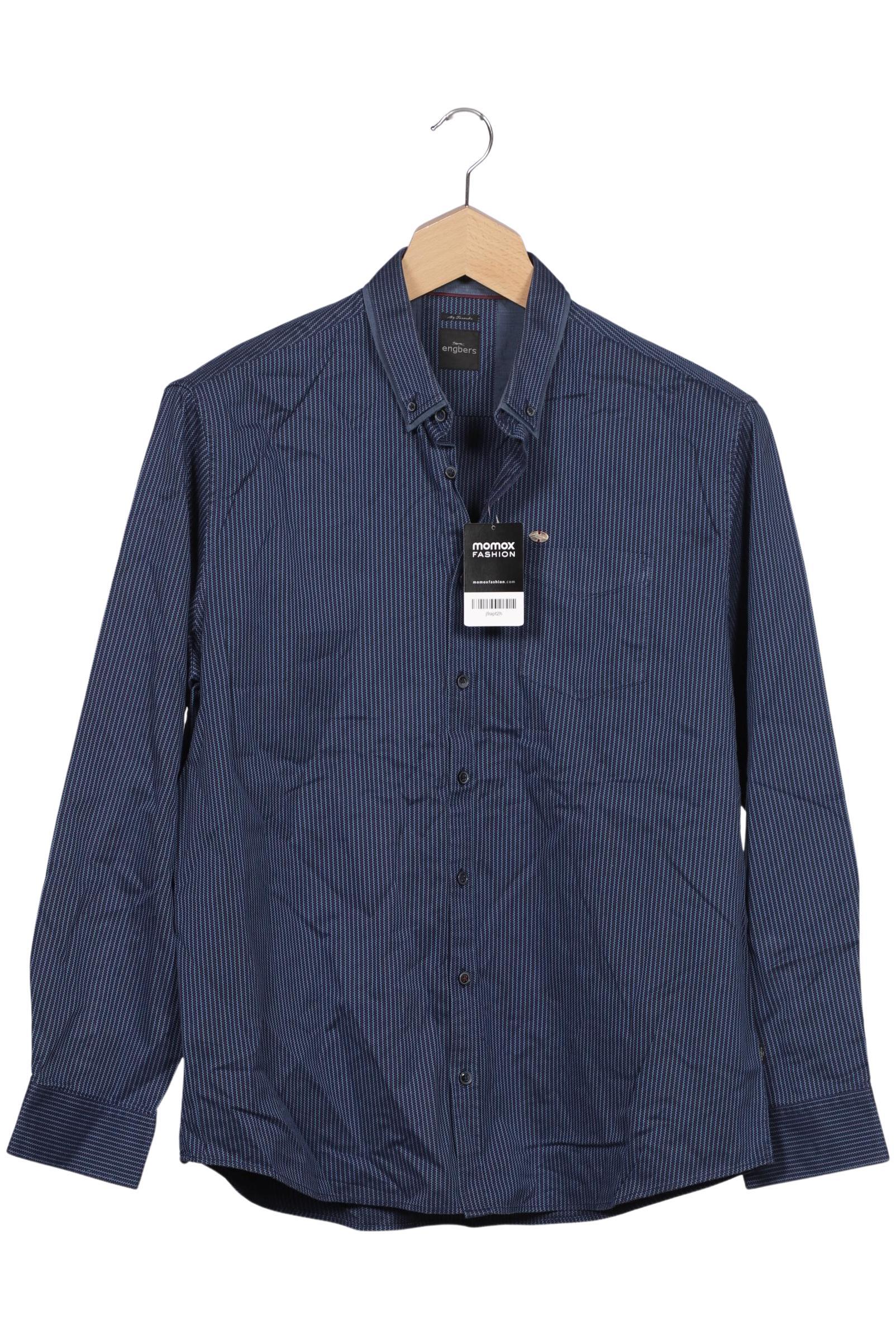

engbers Herren Hemd, marineblau, Gr. 56