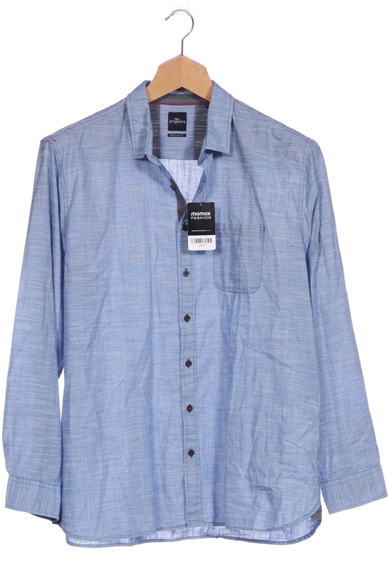 

engbers Herren Hemd, blau, Gr. 56