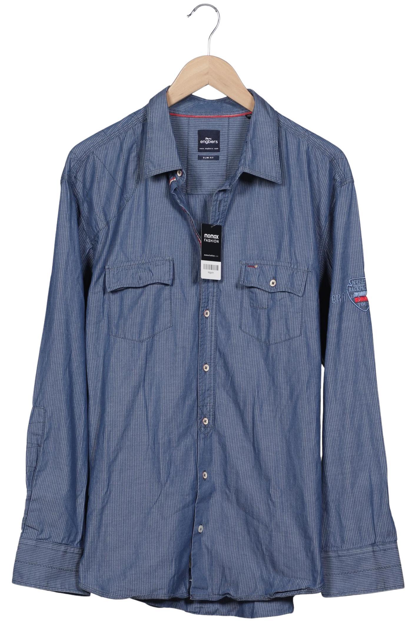 

engbers Herren Hemd, marineblau, Gr. 56
