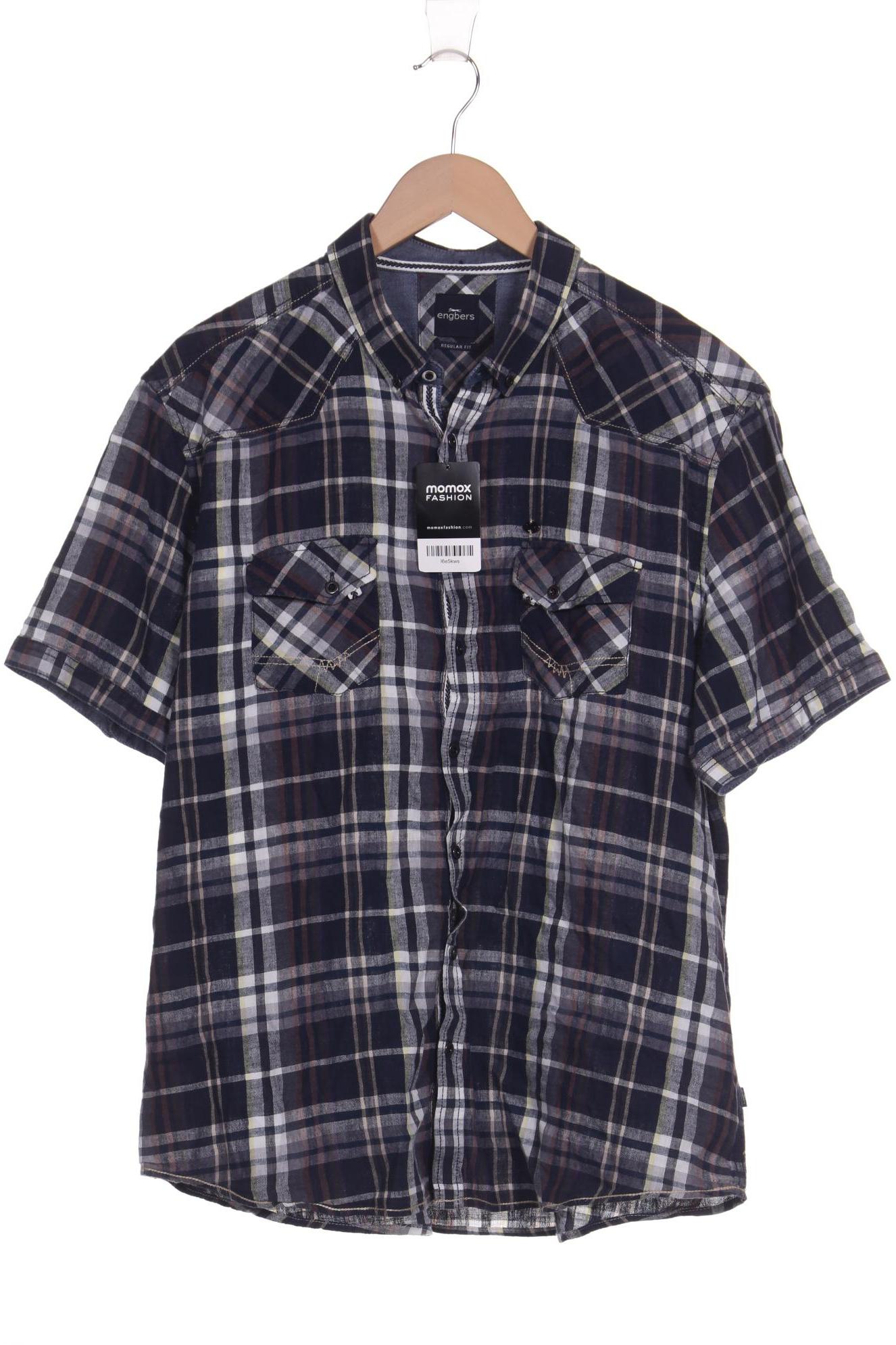 

engbers Herren Hemd, marineblau, Gr. 56