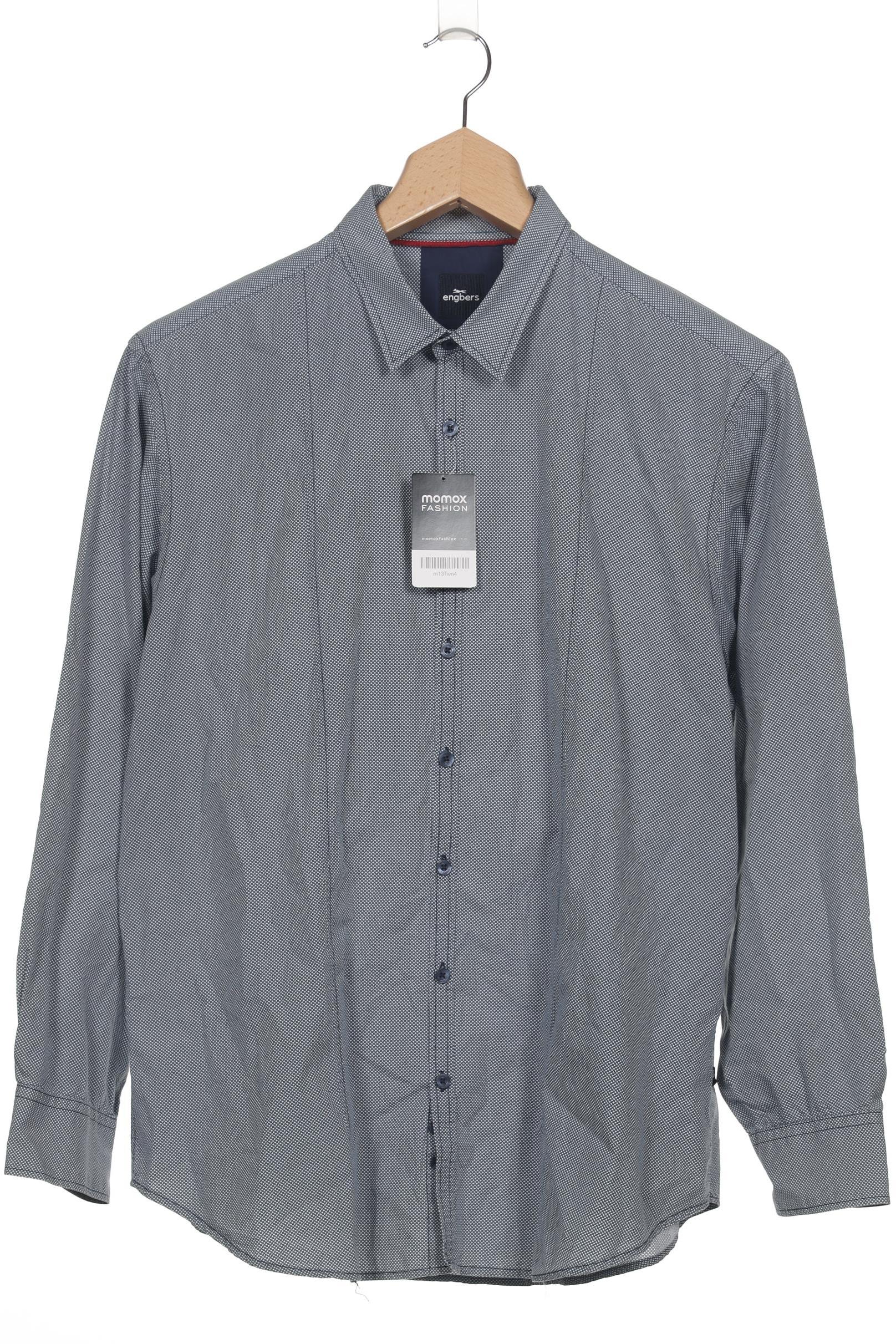 

engbers Herren Hemd, blau, Gr. 56