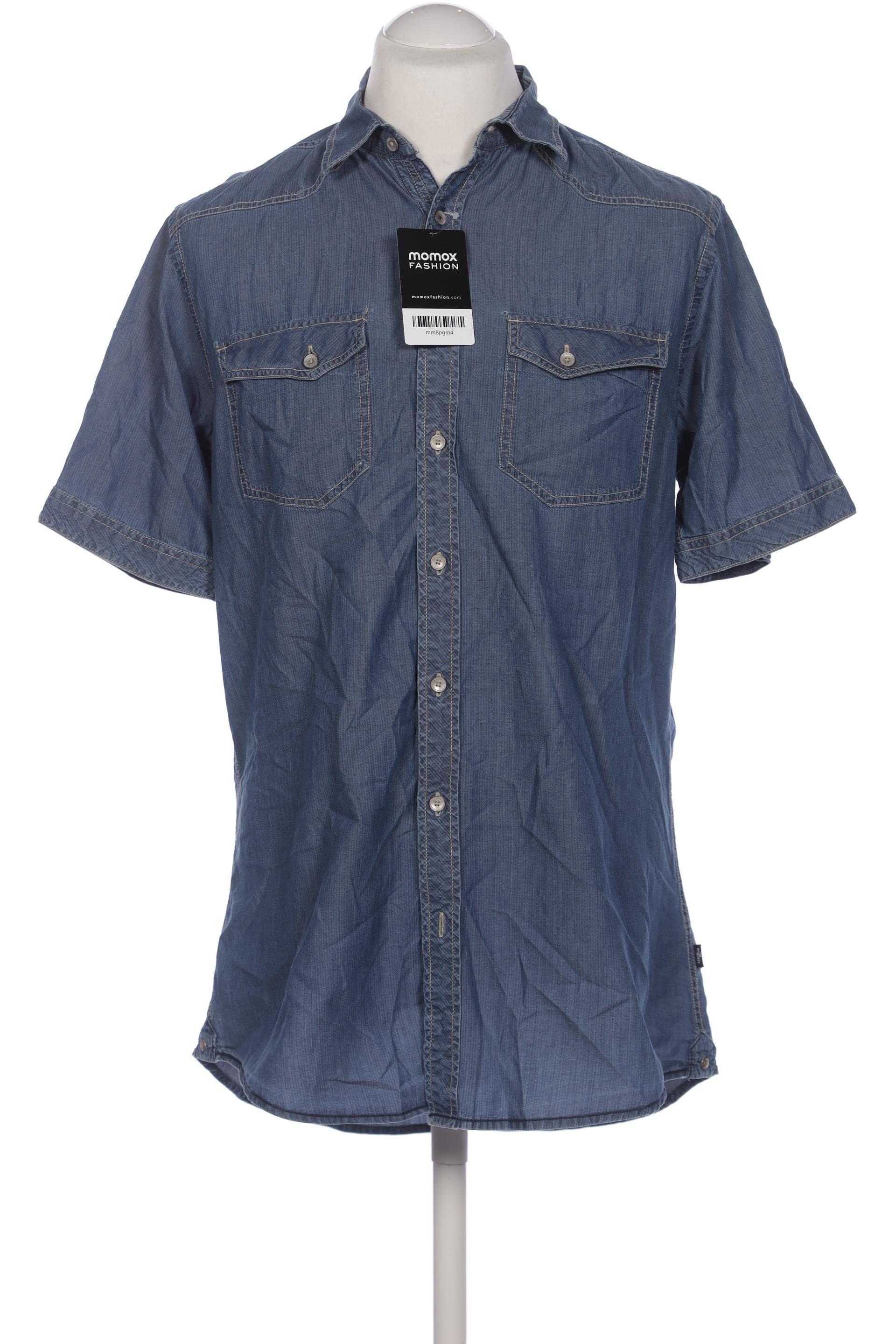 

engbers Herren Hemd, blau, Gr. 52