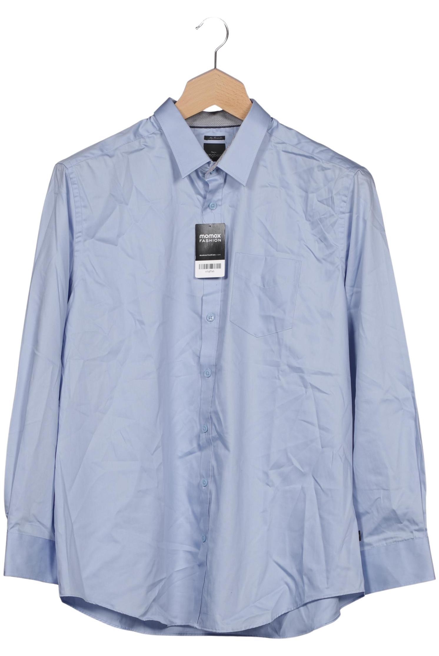 

engbers Herren Hemd, blau, Gr. 56
