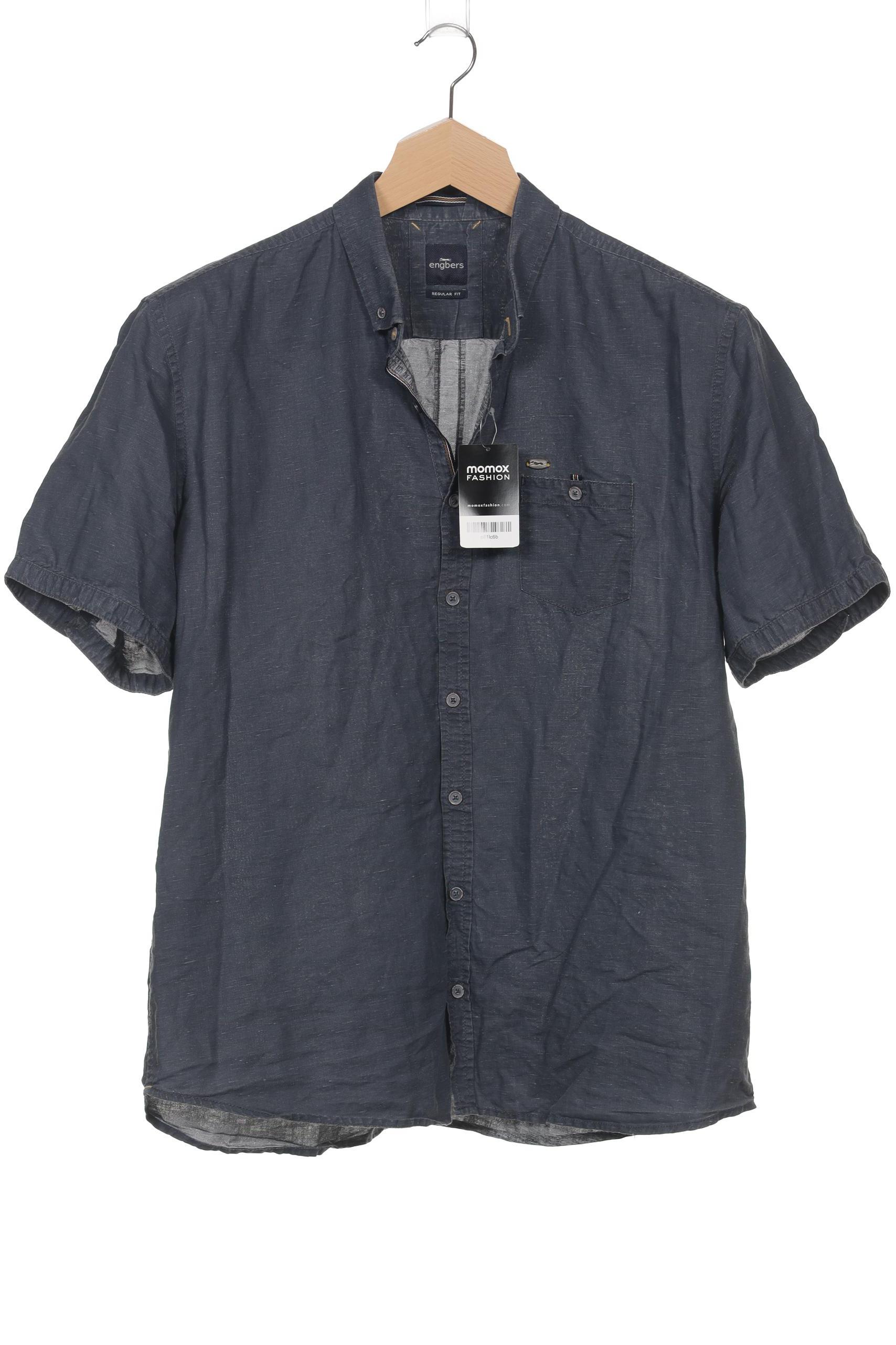 

engbers Herren Hemd, marineblau, Gr. 56