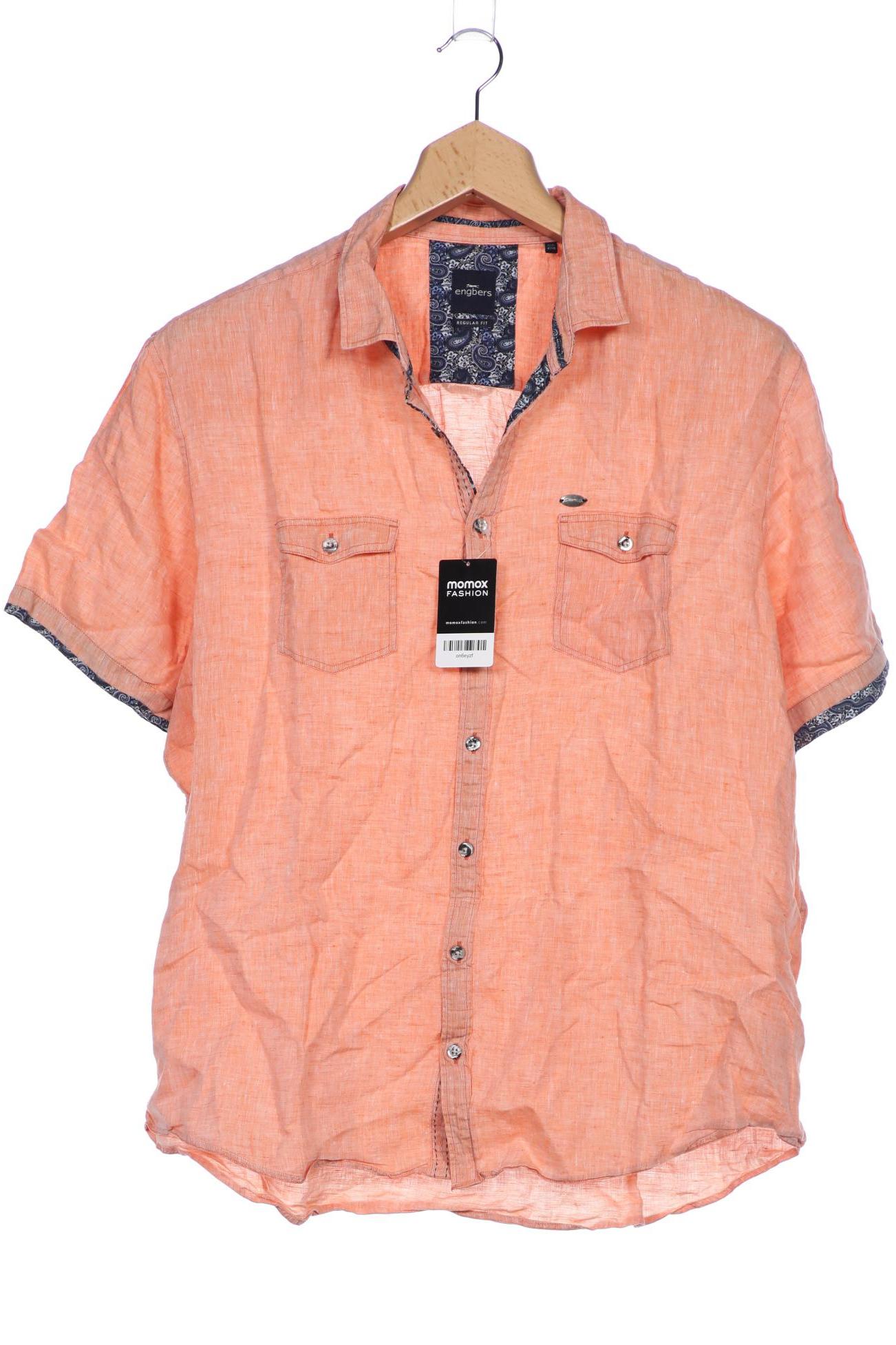 

engbers Herren Hemd, orange, Gr. 58