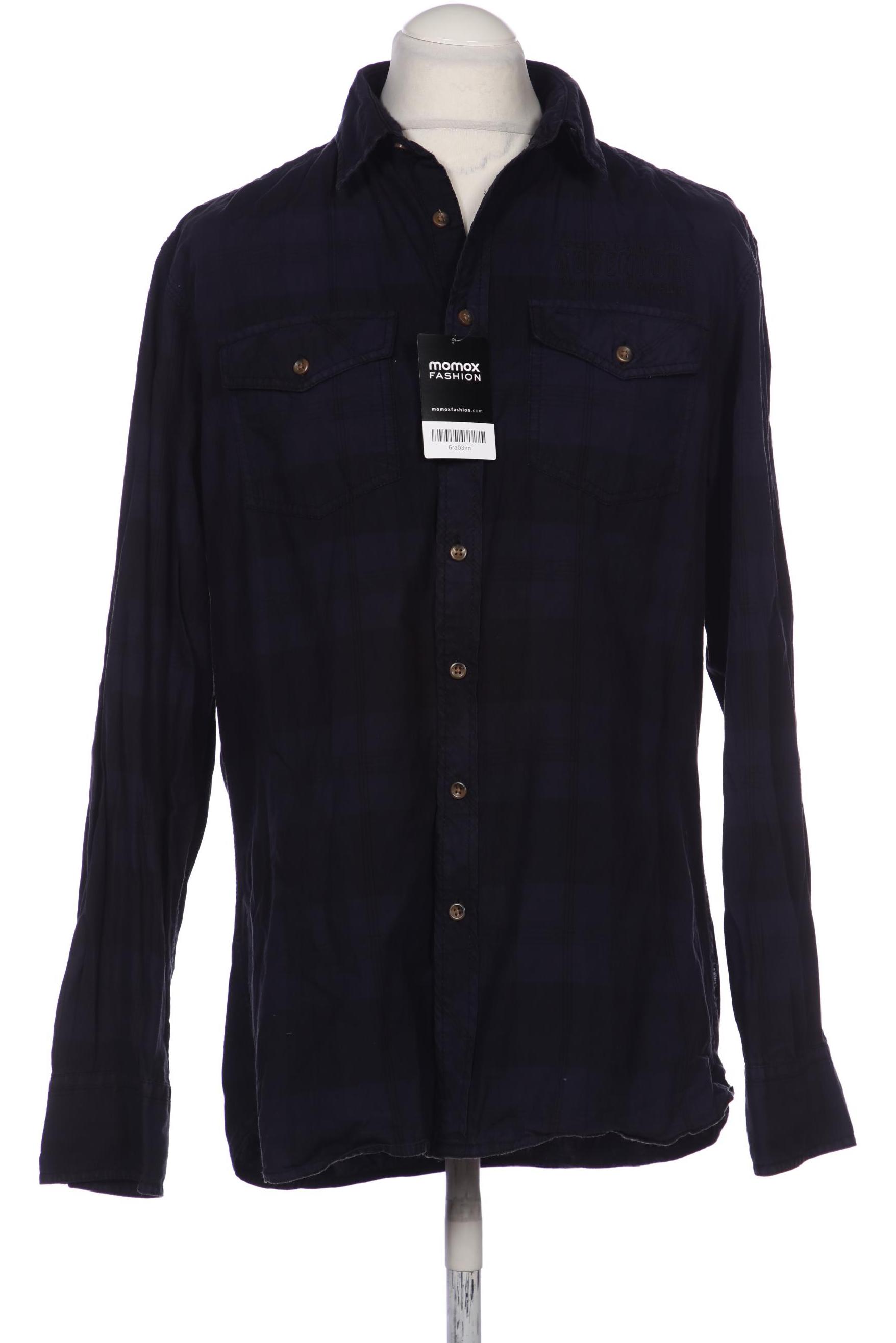 

engbers Herren Hemd, marineblau, Gr. 52