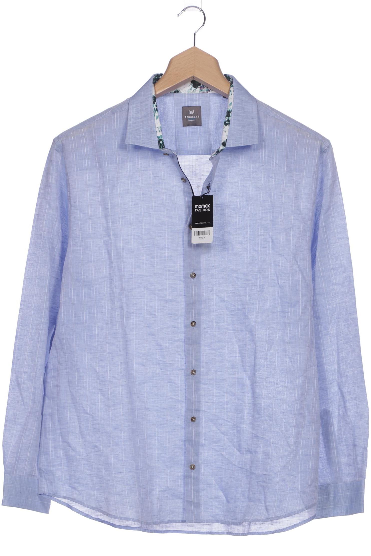 

engbers Herren Hemd, blau, Gr. 58