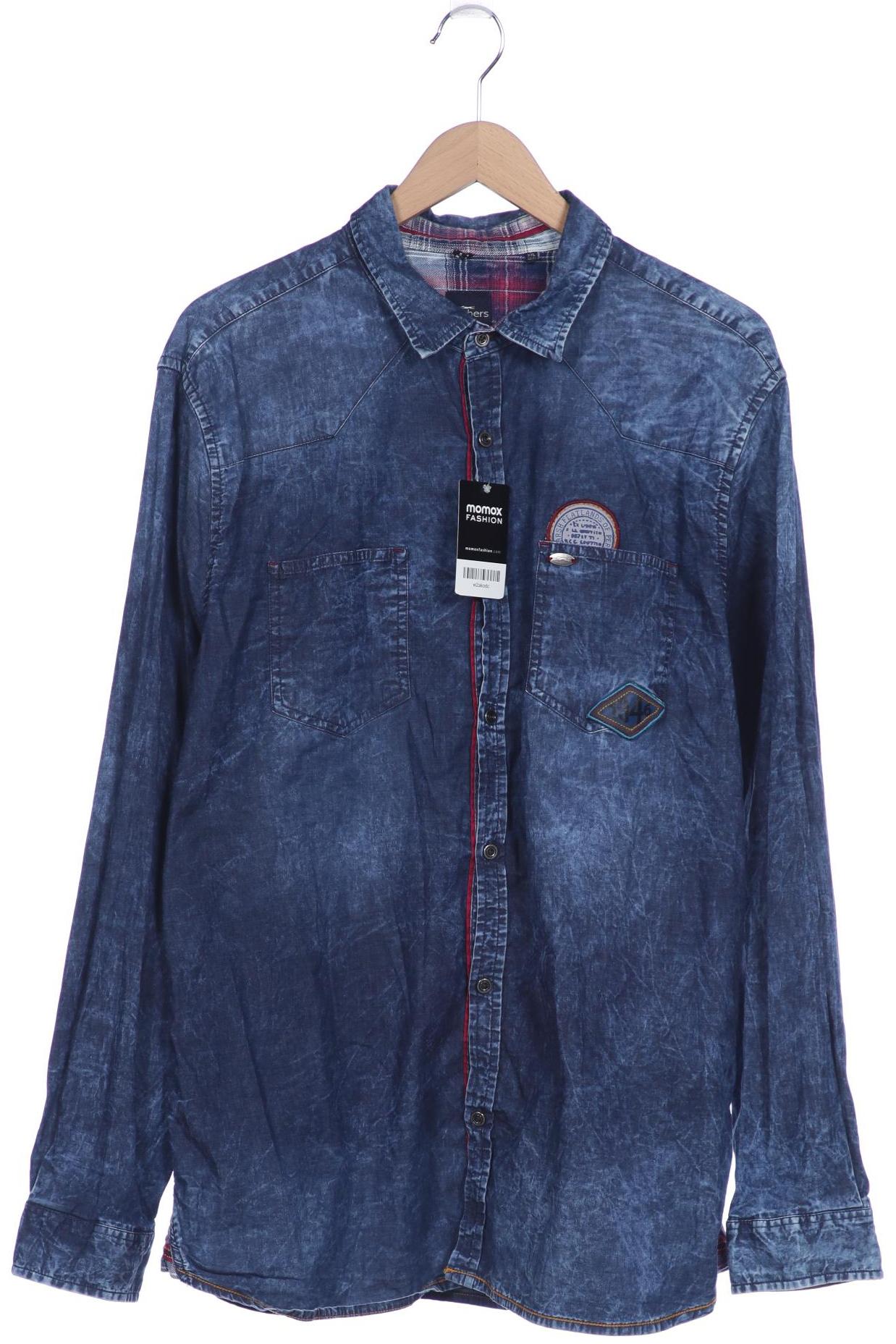 

engbers Herren Hemd, marineblau, Gr. 56