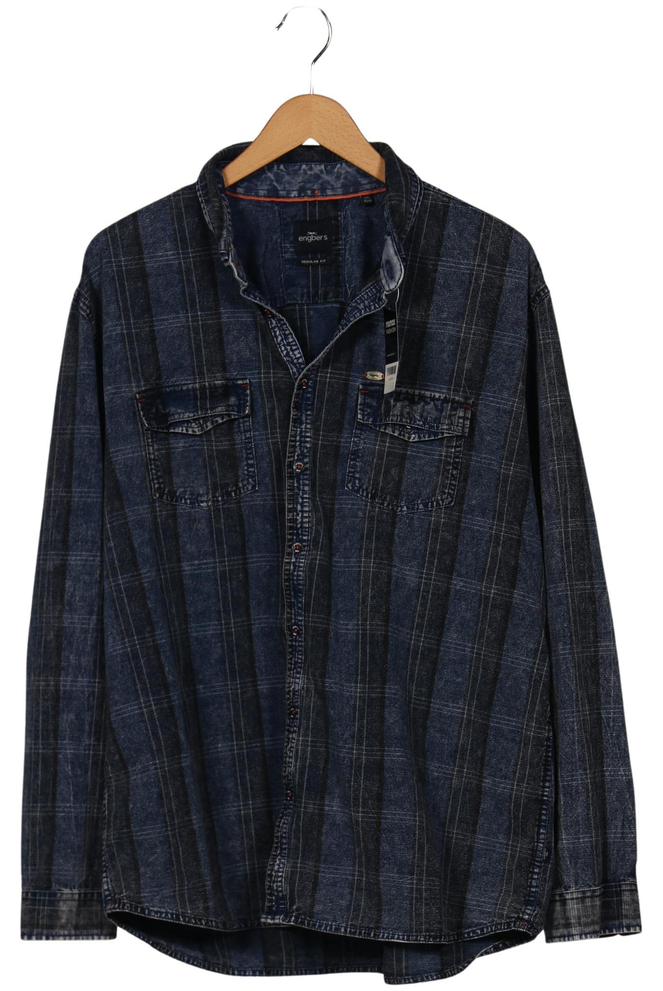 

engbers Herren Hemd, marineblau, Gr. 56