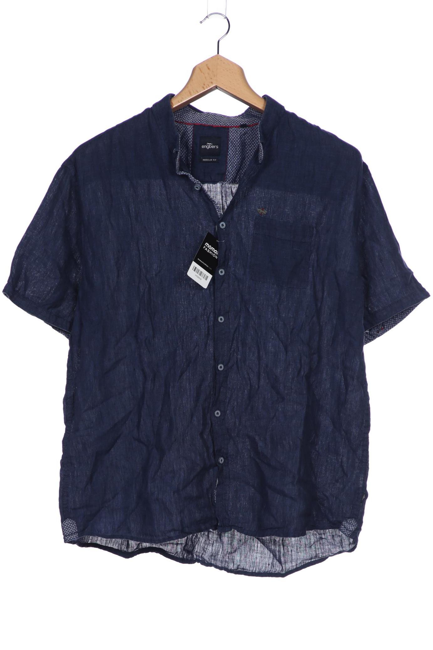 

engbers Herren Hemd, marineblau, Gr. 58