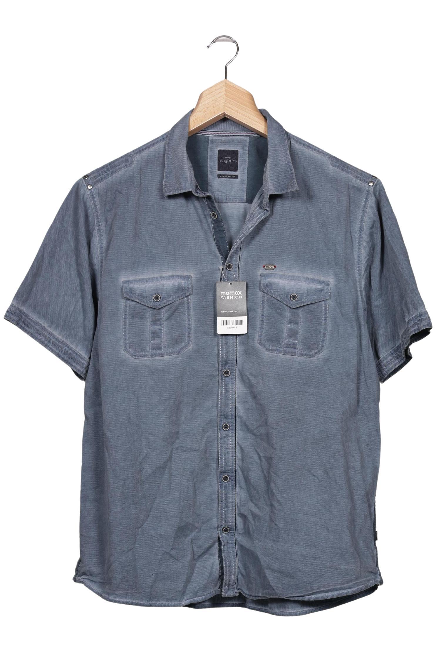

engbers Herren Hemd, blau, Gr. 56