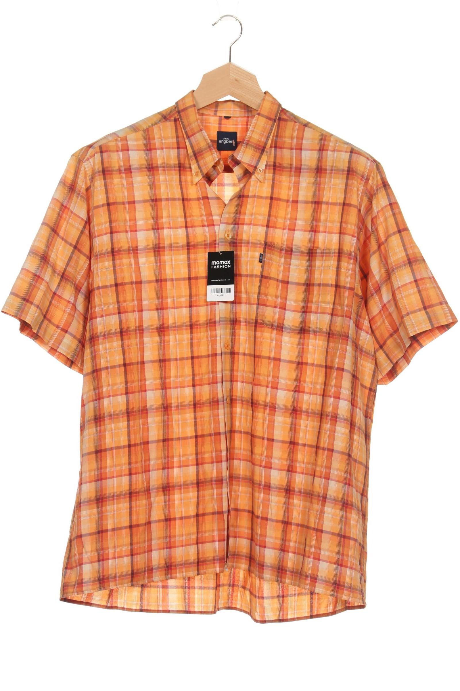 

engbers Herren Hemd, orange, Gr. 56