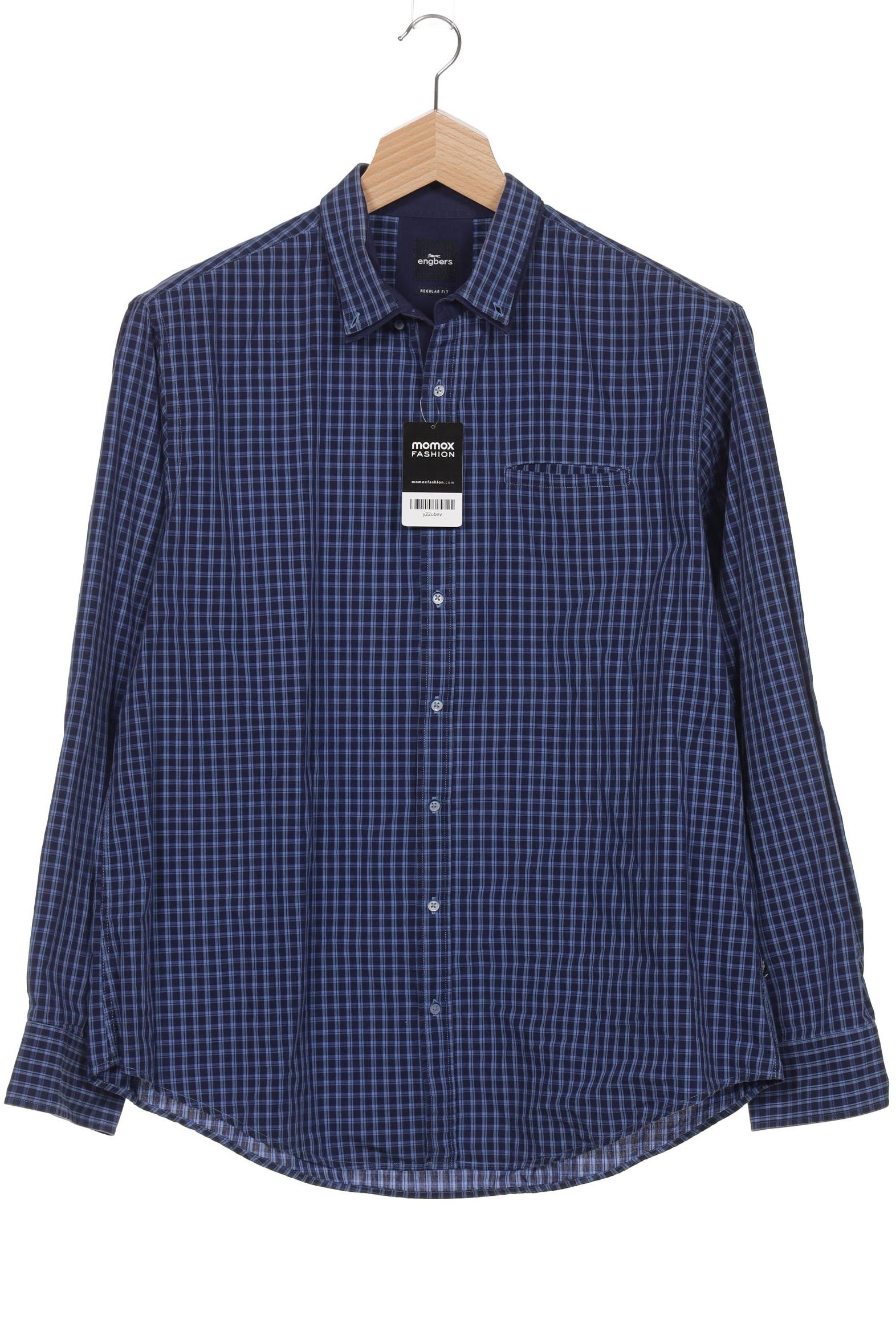 

engbers Herren Hemd, blau, Gr. 56