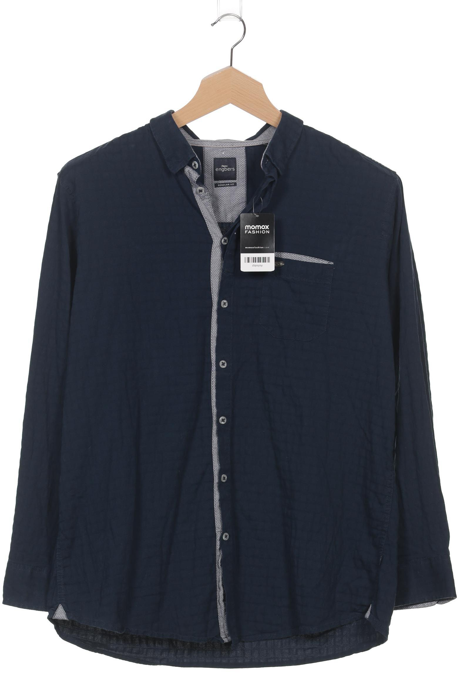 

engbers Herren Hemd, marineblau, Gr. 56