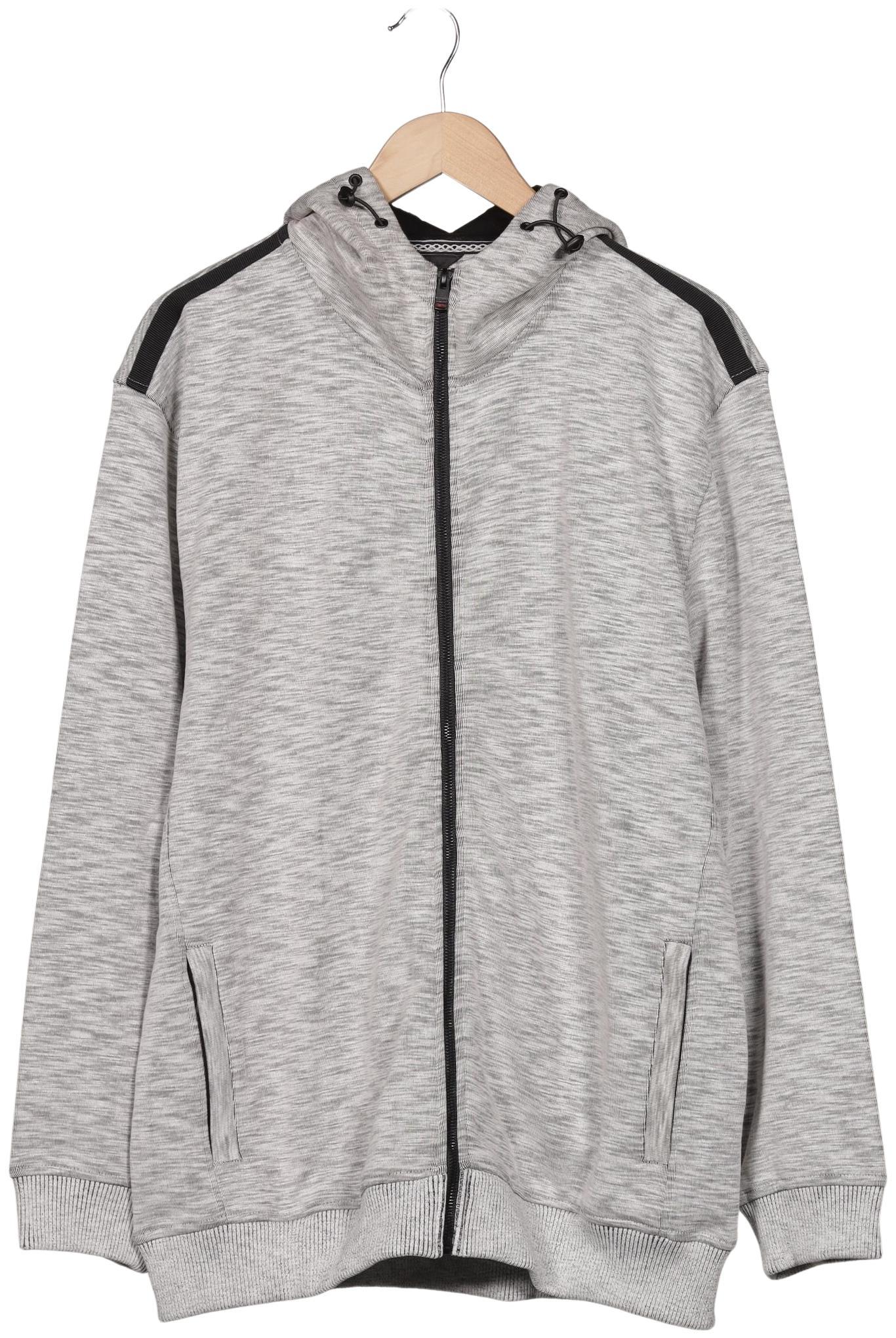 

engbers Herren Kapuzenpullover, grau, Gr. 56