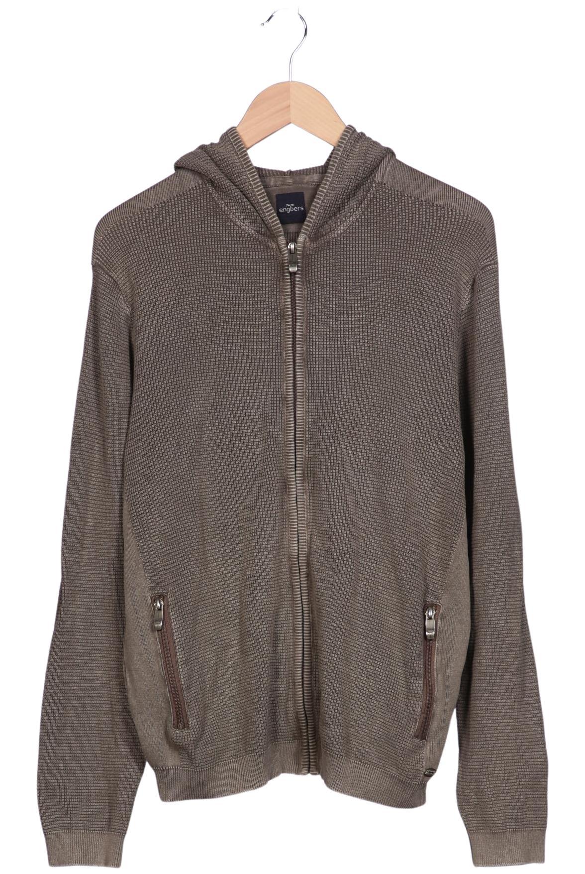 

engbers Herren Kapuzenpullover, grau, Gr. 48