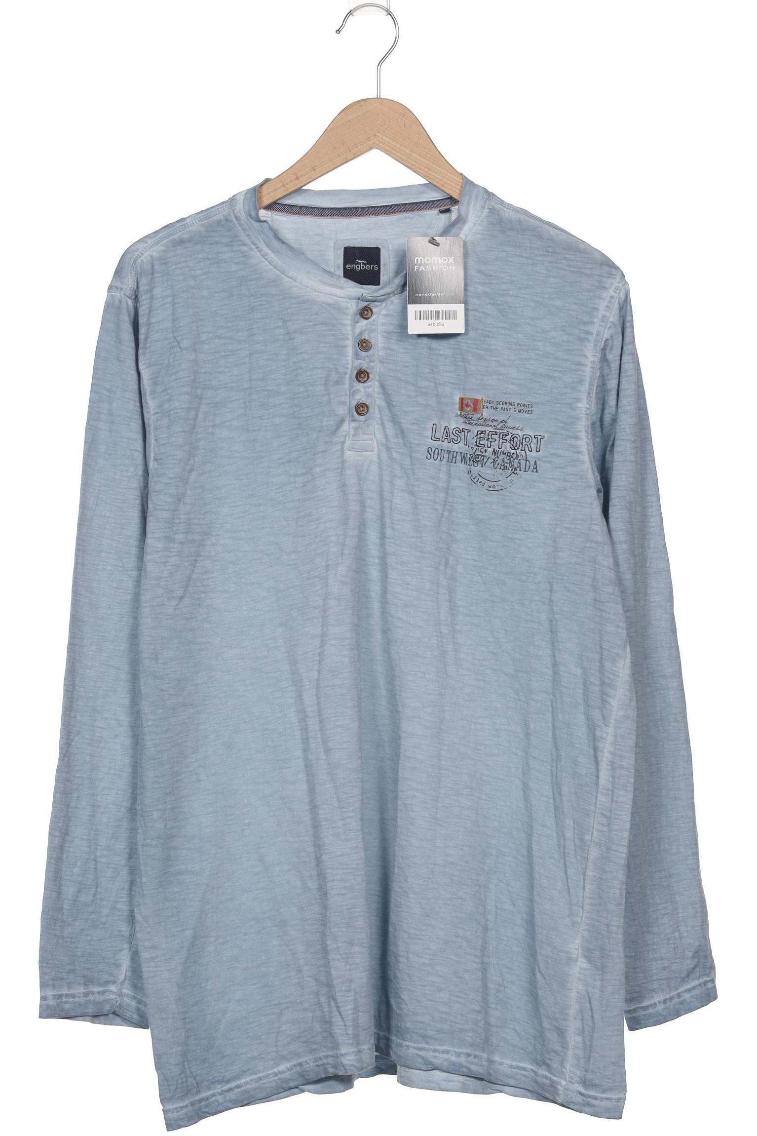 

engbers Herren Langarmshirt, blau, Gr. 54
