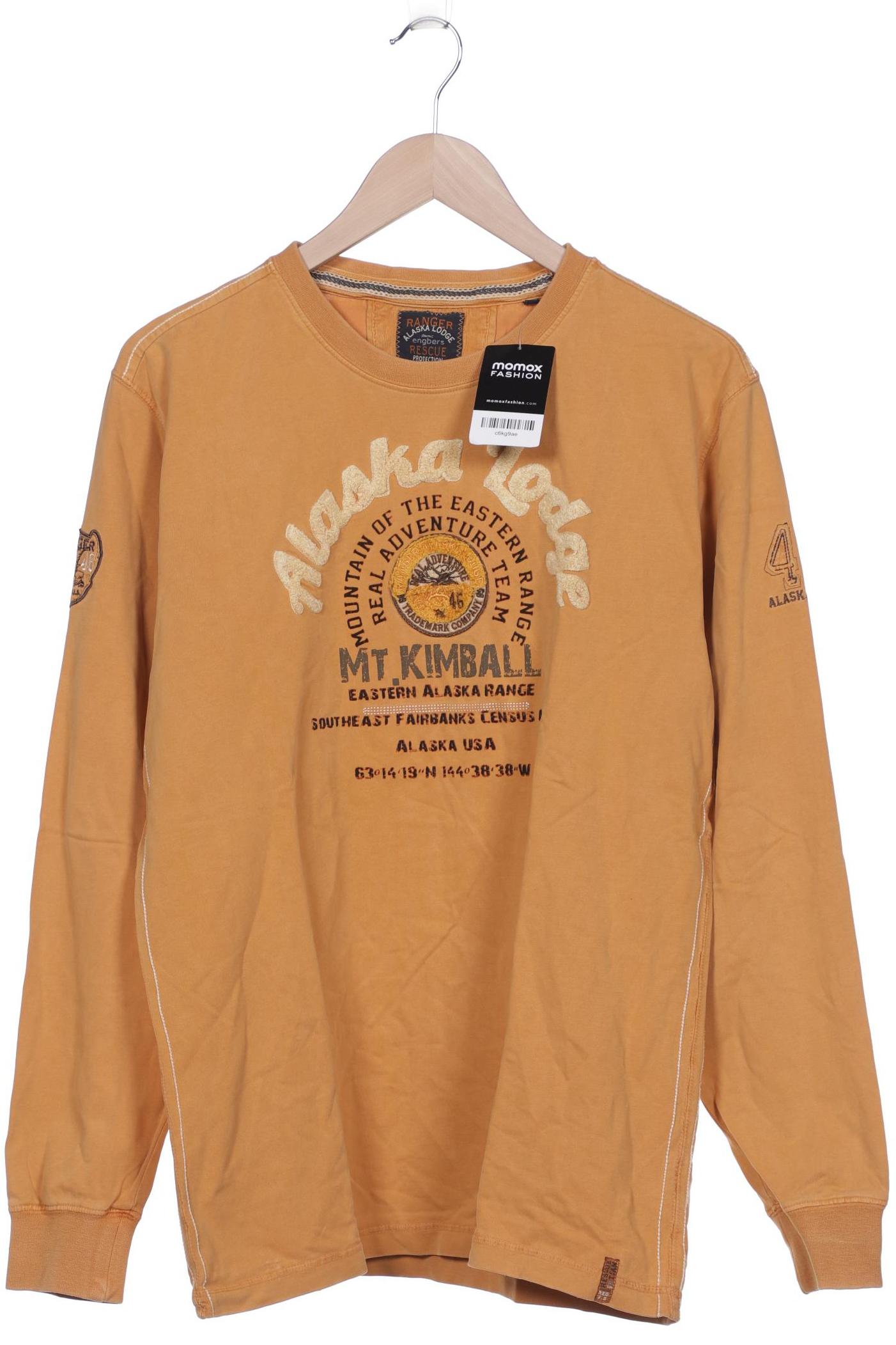

engbers Herren Langarmshirt, orange