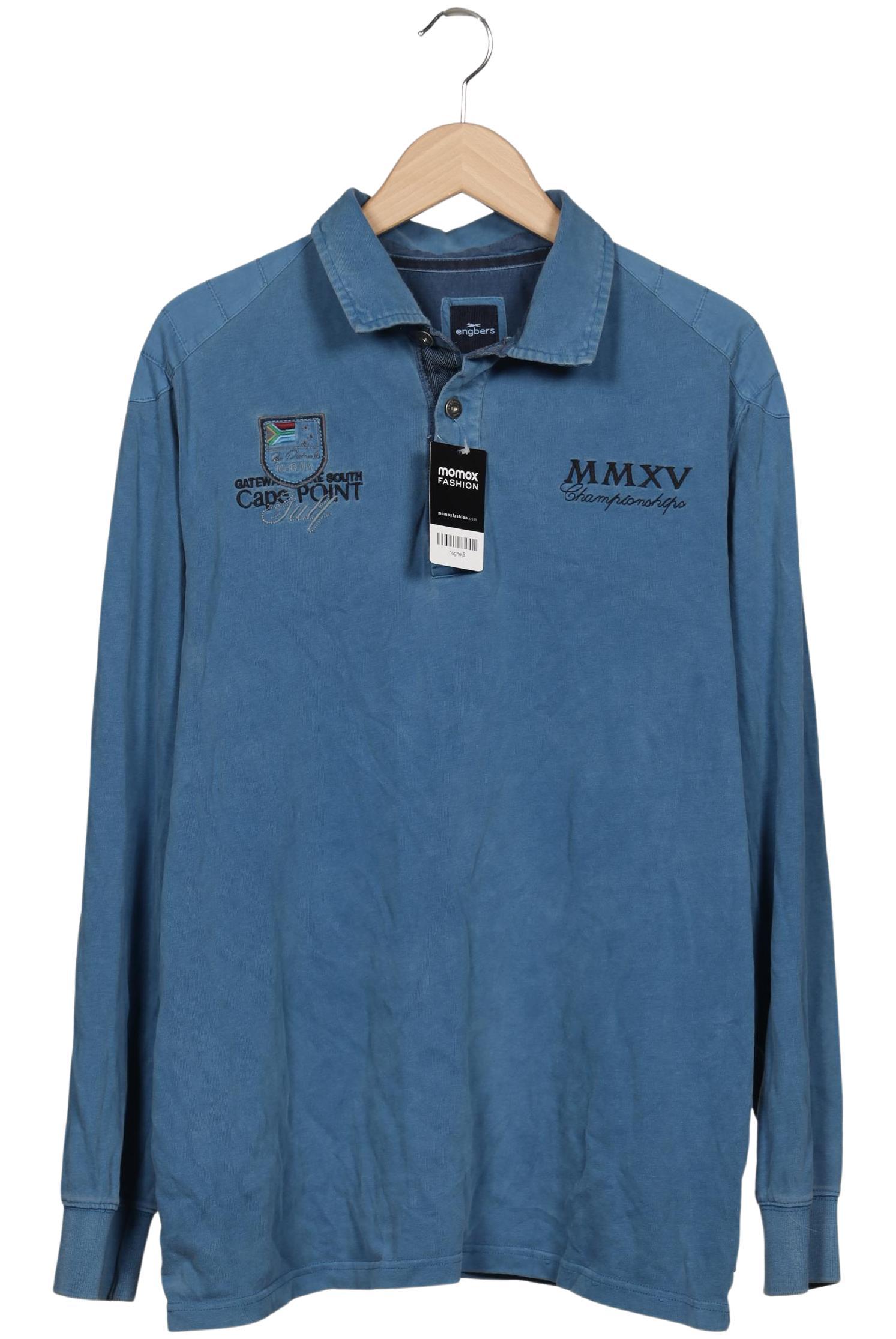 

engbers Herren Langarmshirt, blau, Gr. 54