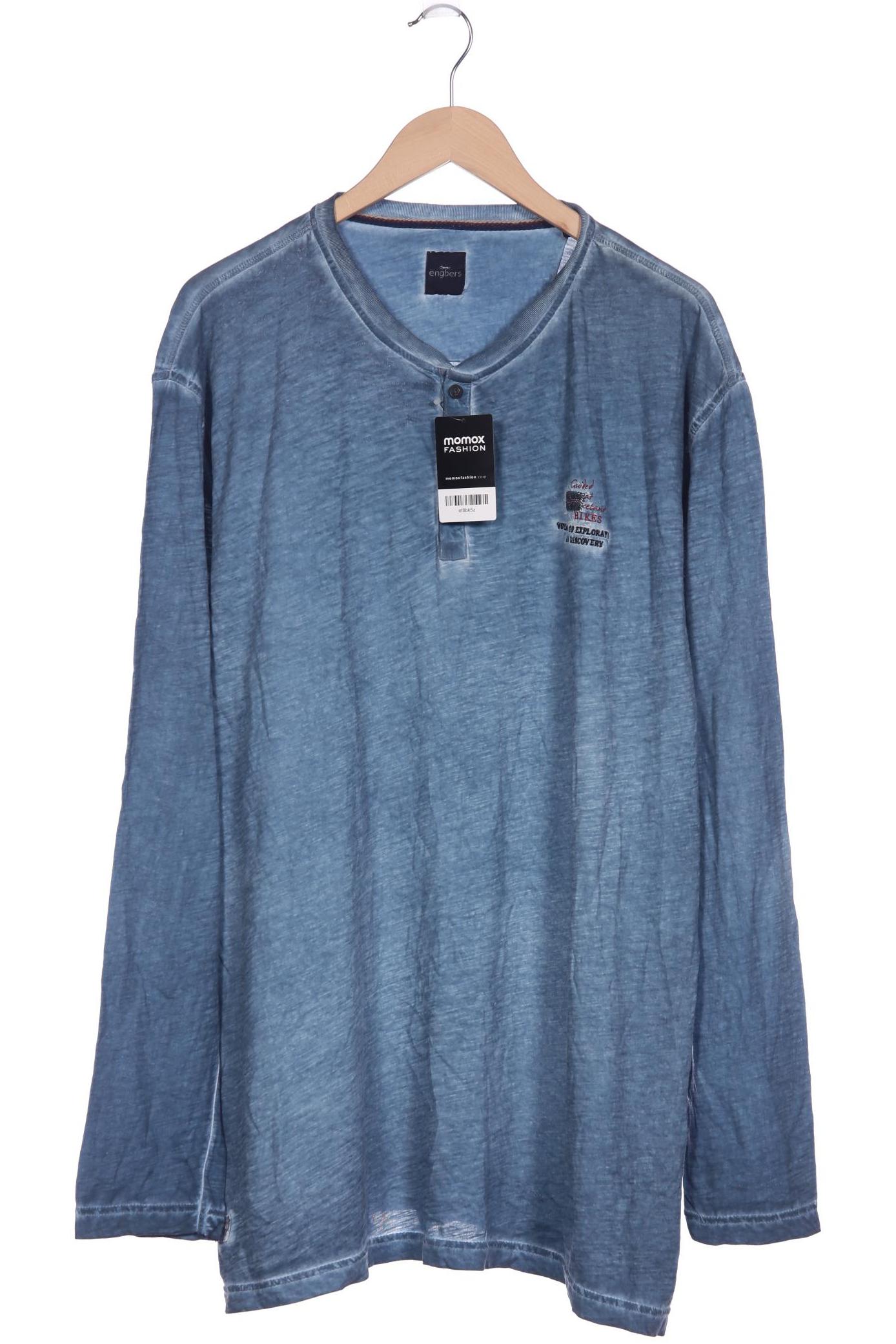 

engbers Herren Langarmshirt, blau, Gr. 60