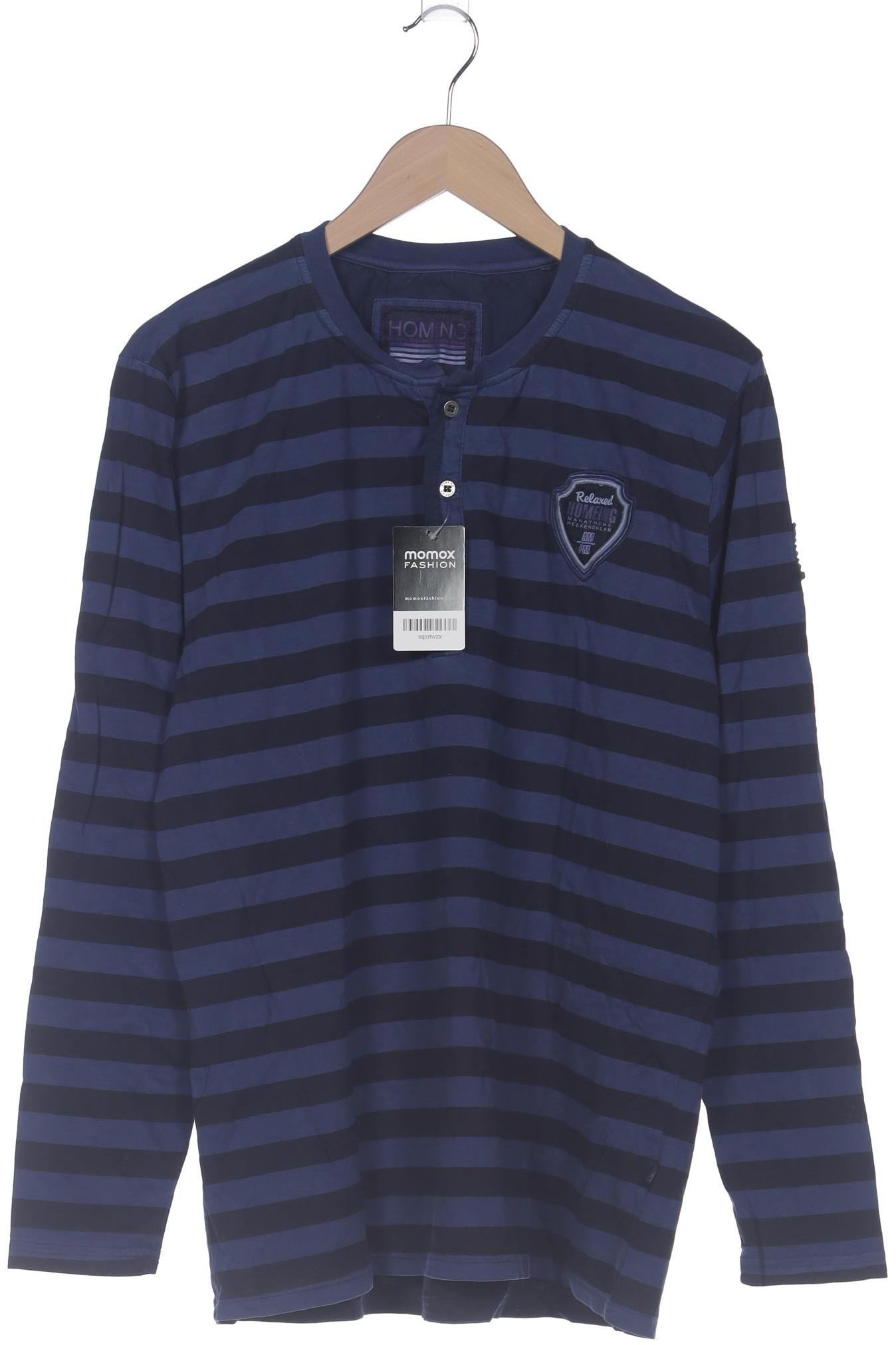 

engbers Herren Langarmshirt, blau, Gr. 52
