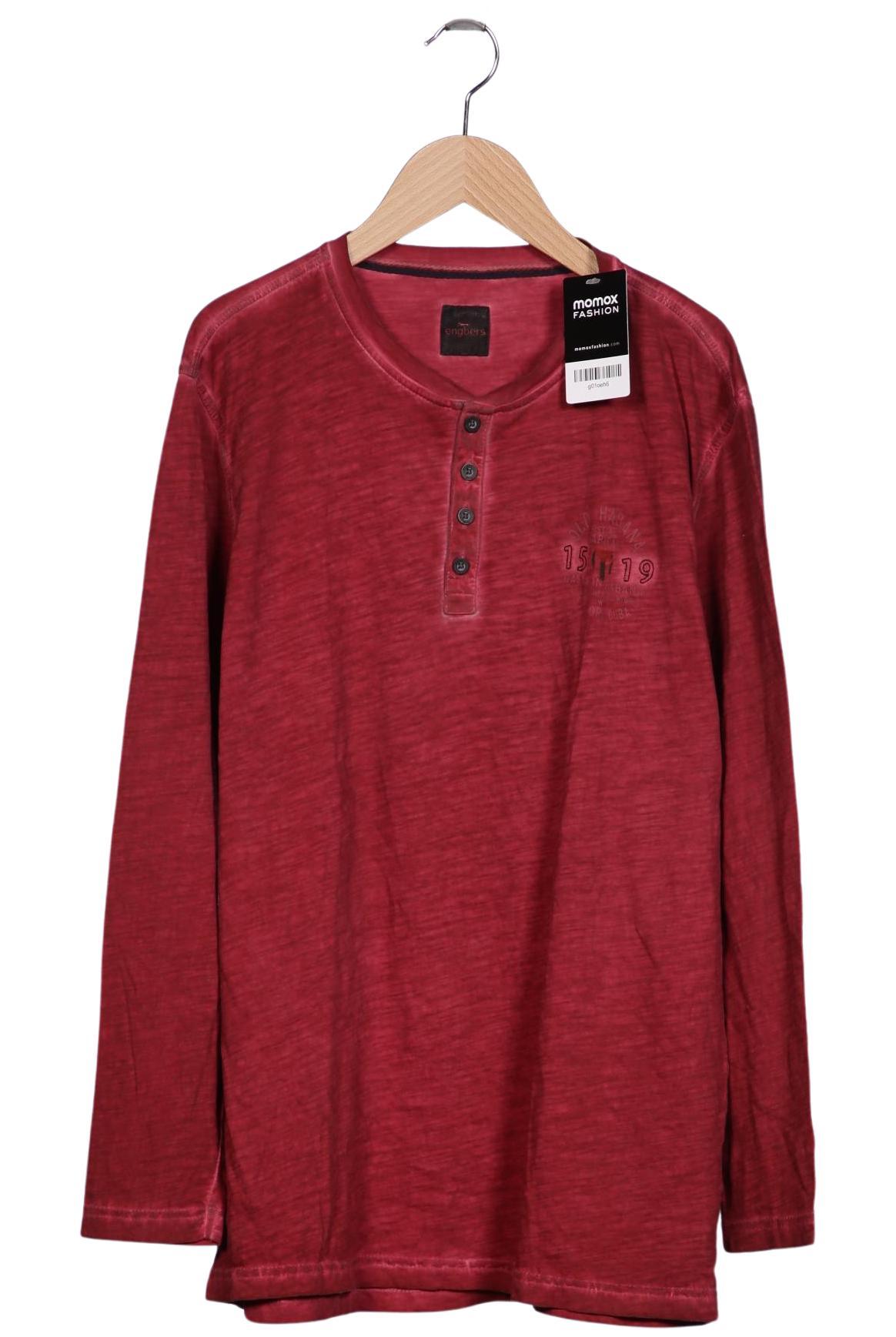 

engbers Herren Langarmshirt, bordeaux, Gr. 48