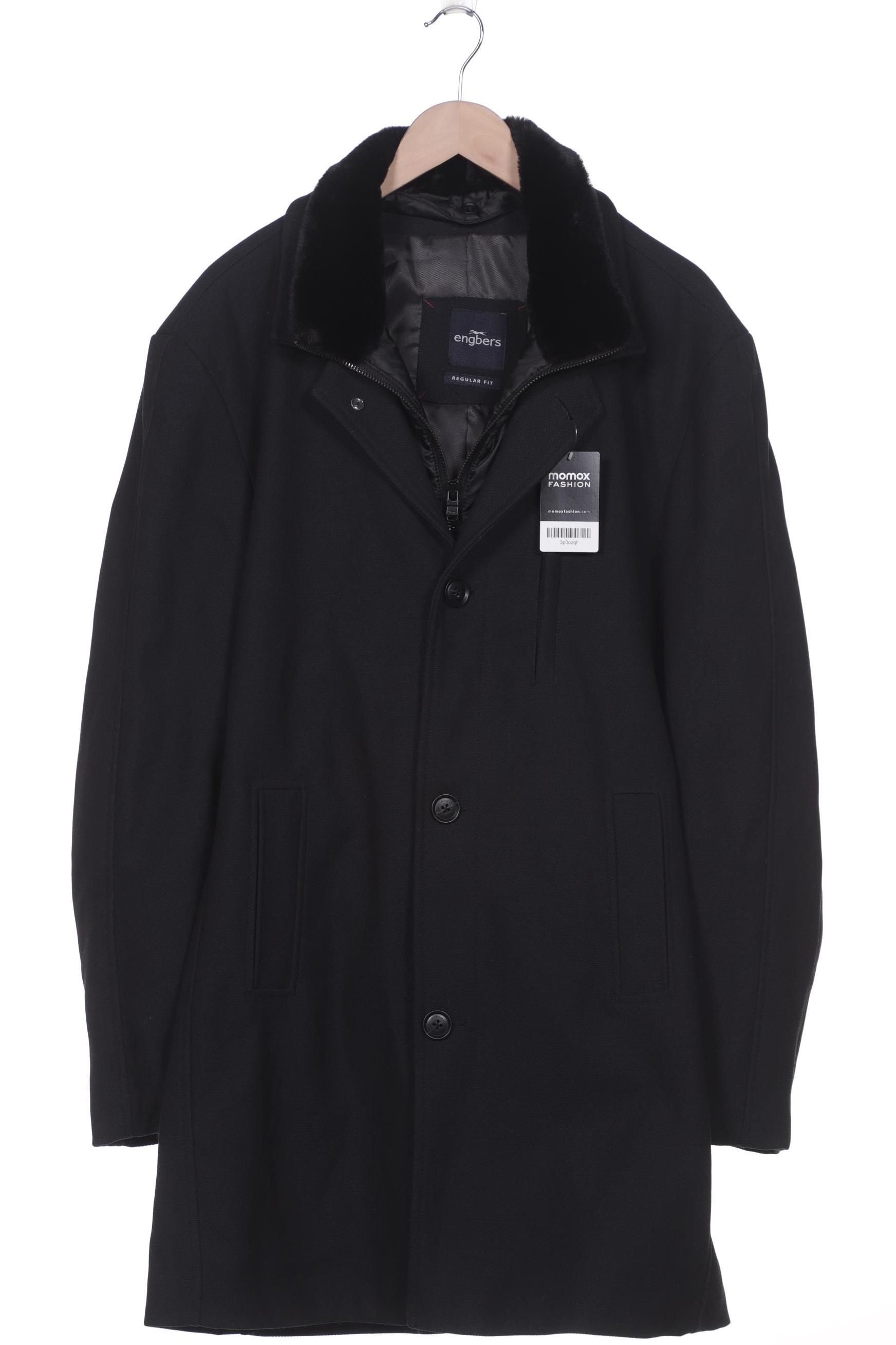 

engbers Herren Mantel, schwarz