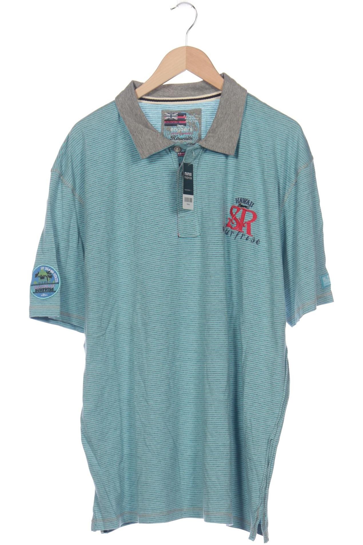 

engbers Herren Poloshirt, türkis, Gr. 58