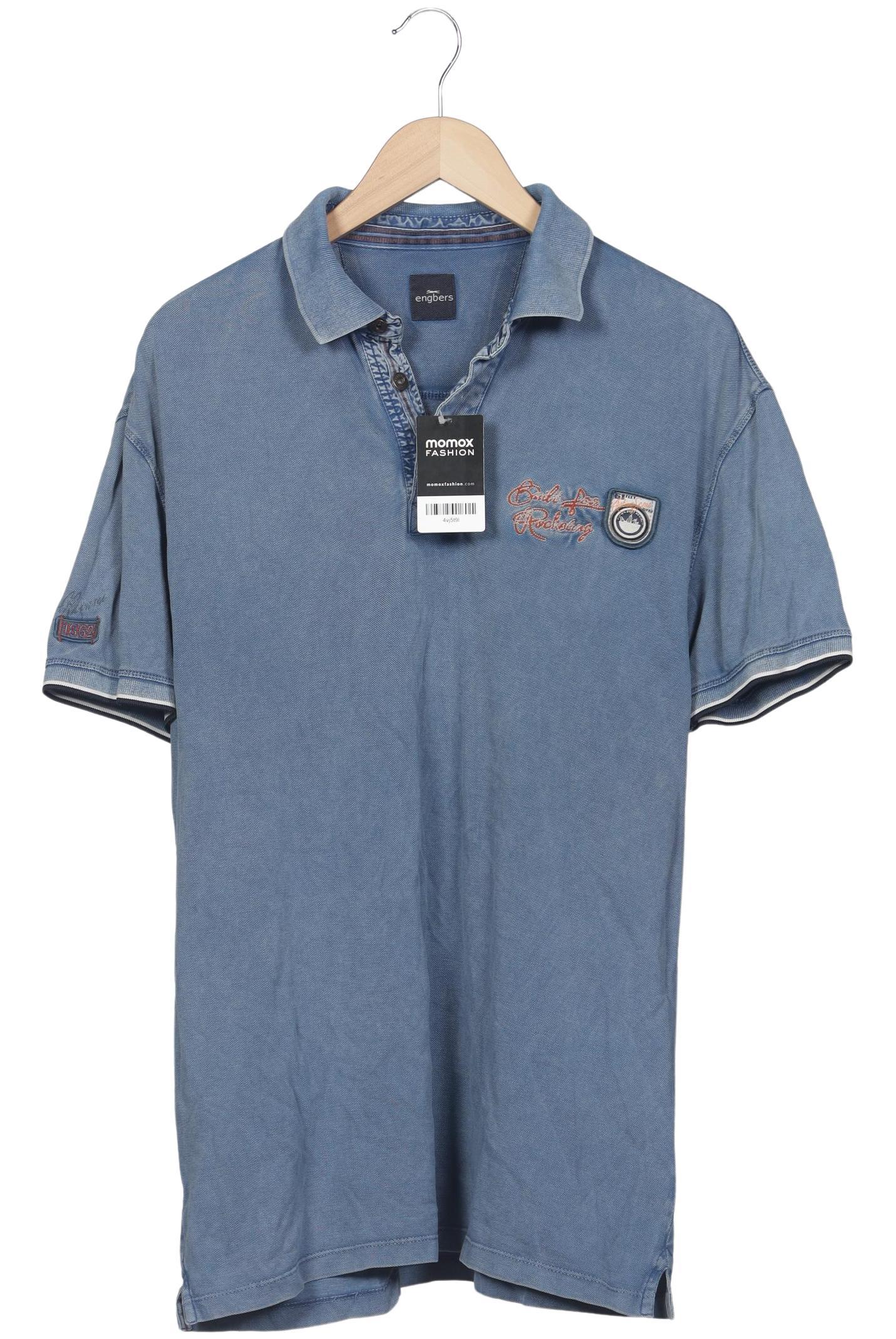 

engbers Herren Poloshirt, blau, Gr. 52