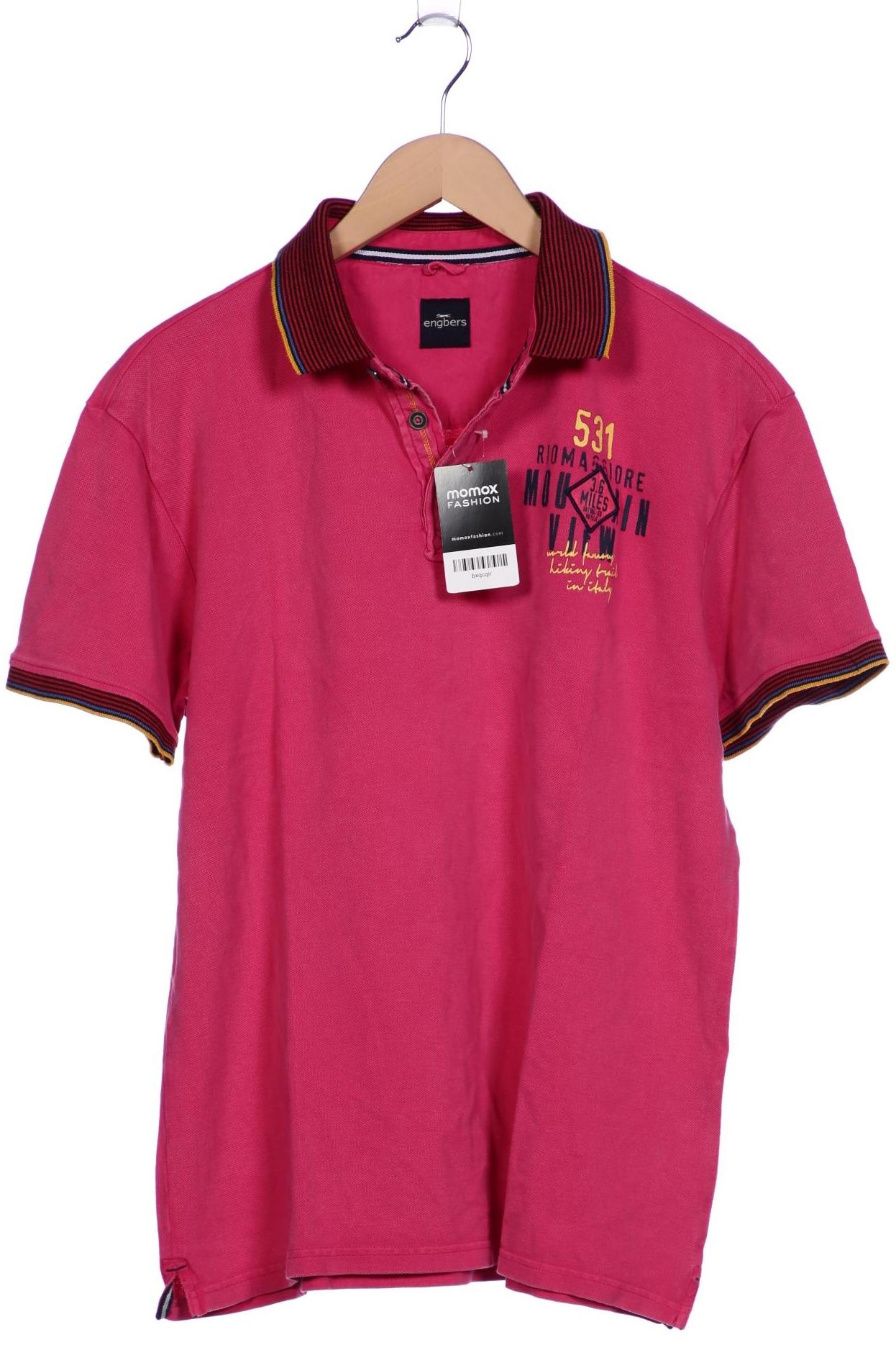 

engbers Herren Poloshirt, pink, Gr. 52