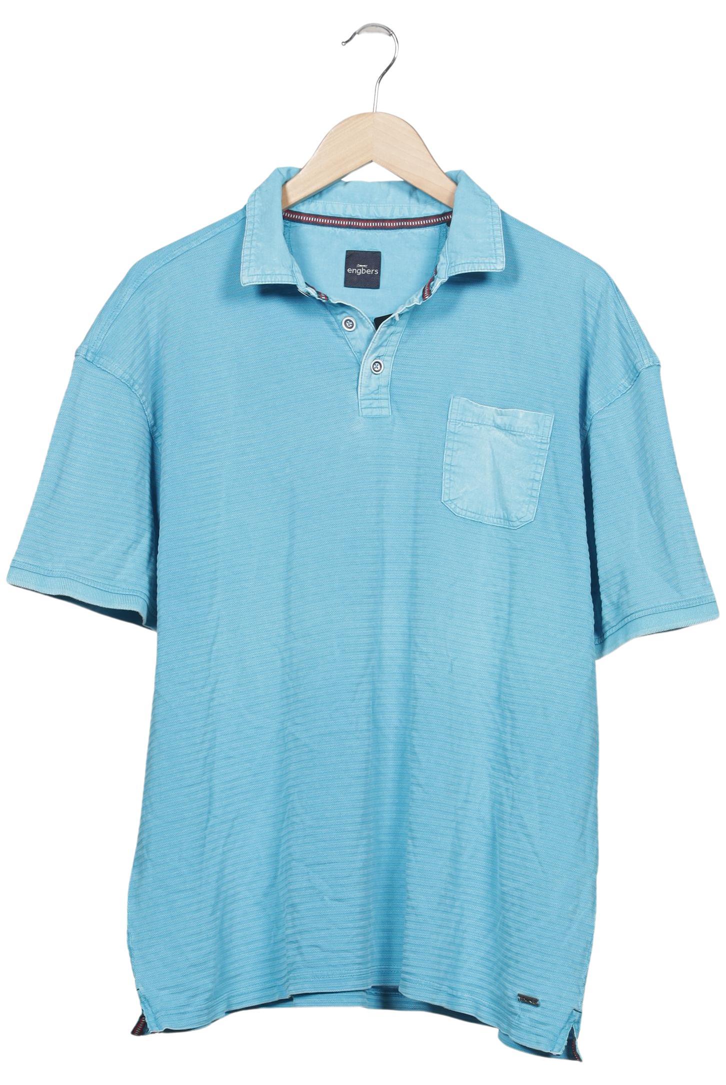 

engbers Herren Poloshirt, hellblau, Gr. 54