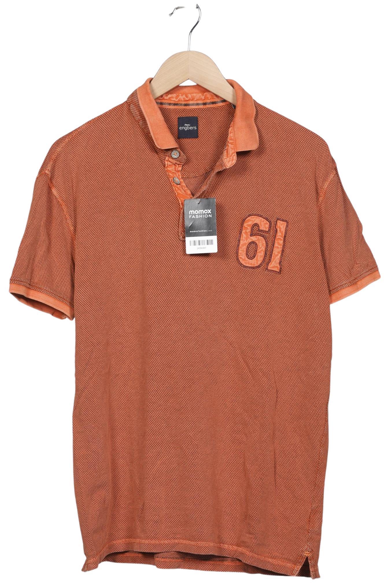 

engbers Herren Poloshirt, orange, Gr. 48