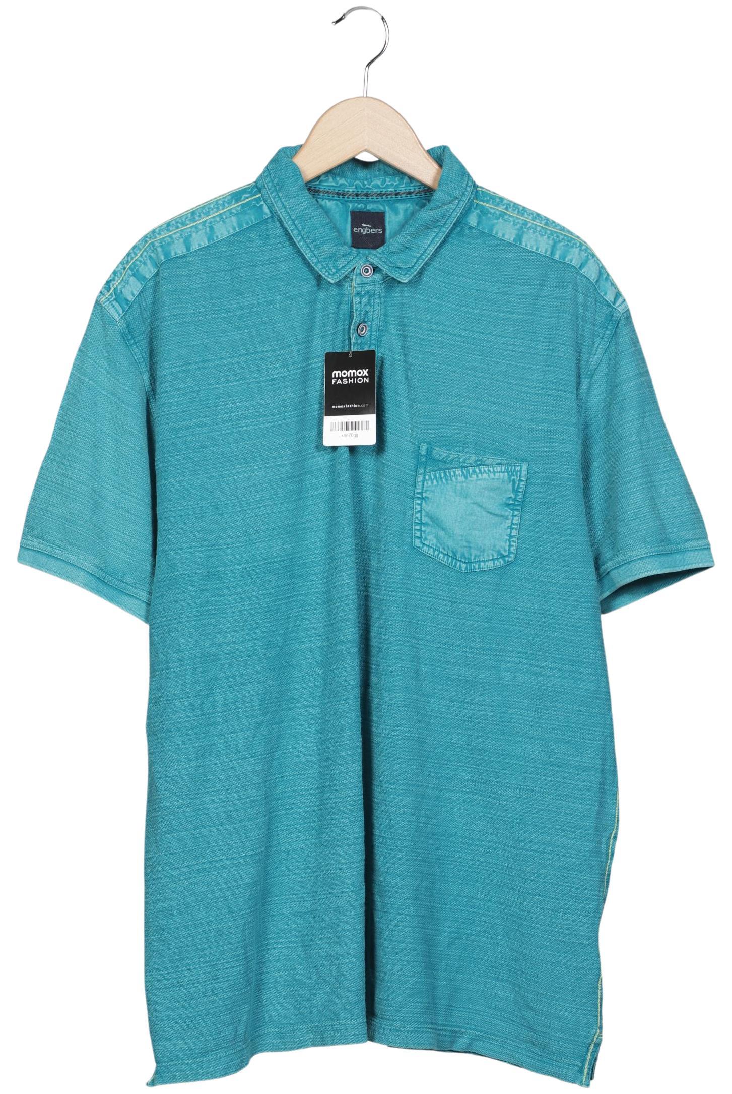 

engbers Herren Poloshirt, türkis, Gr. 56