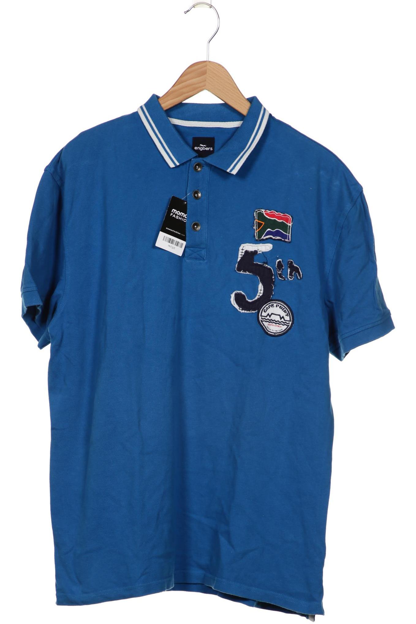 

engbers Herren Poloshirt, blau, Gr. 54