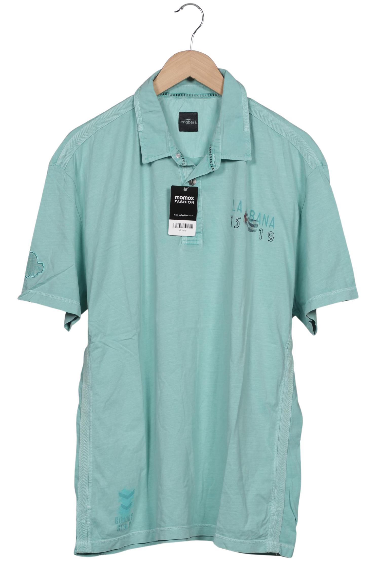 

engbers Herren Poloshirt, türkis, Gr. 56