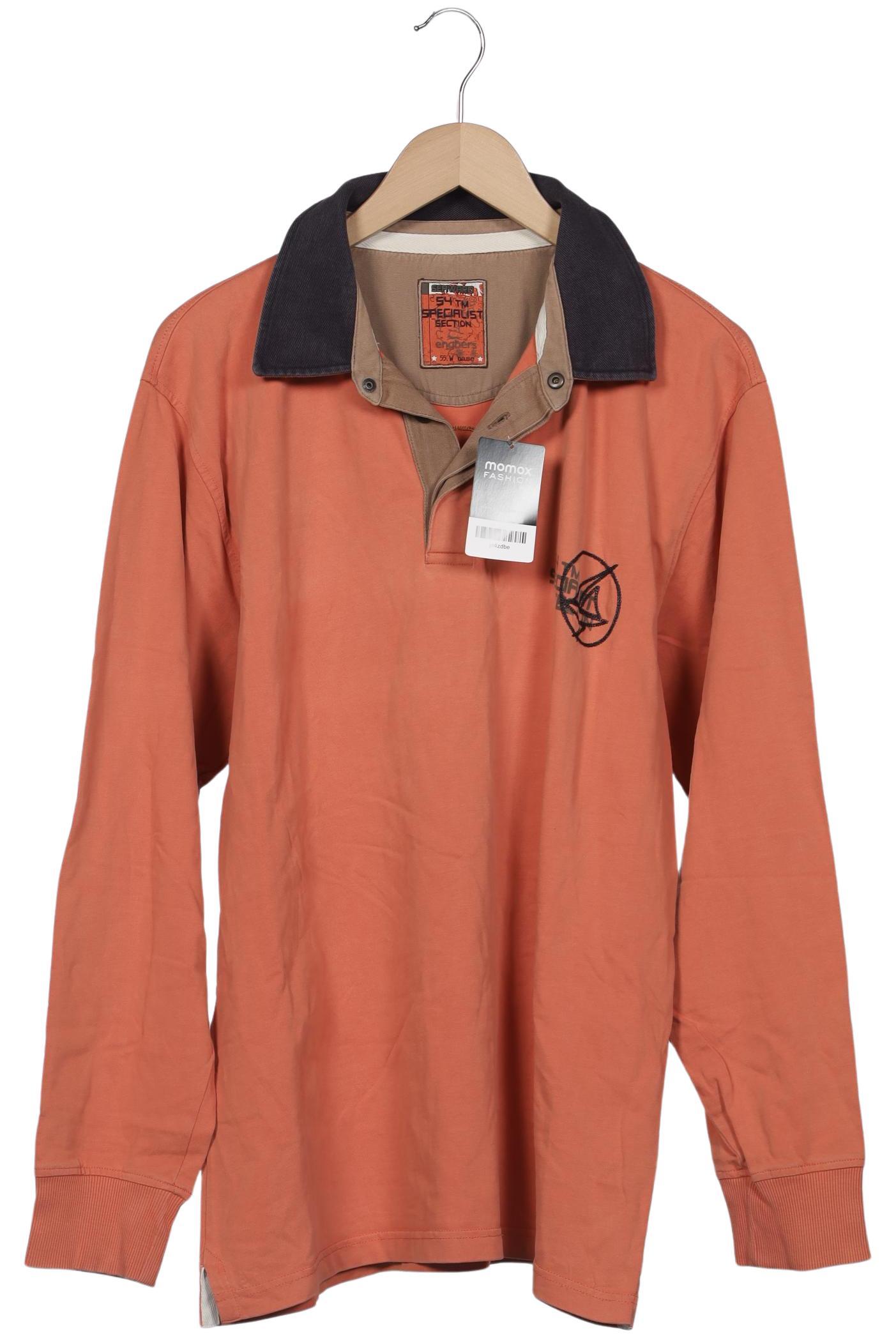 

engbers Herren Poloshirt, orange, Gr. 56