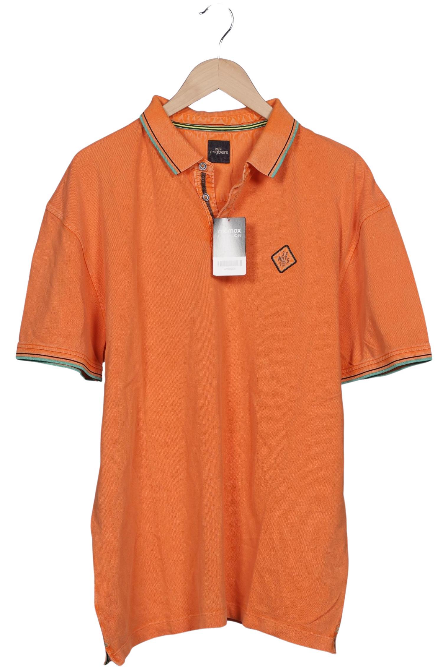

engbers Herren Poloshirt, orange, Gr. 56