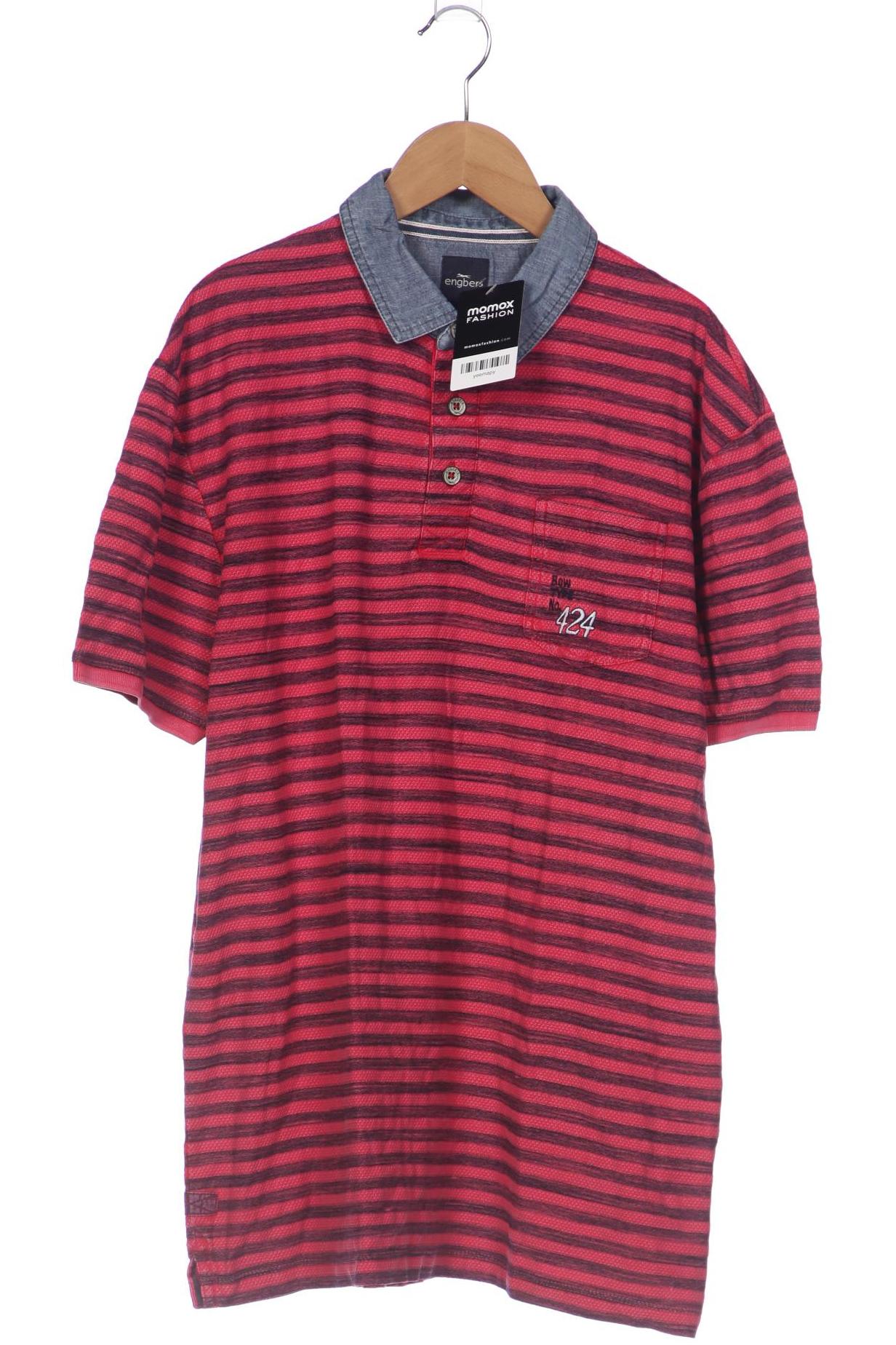 

engbers Herren Poloshirt, pink, Gr. 48