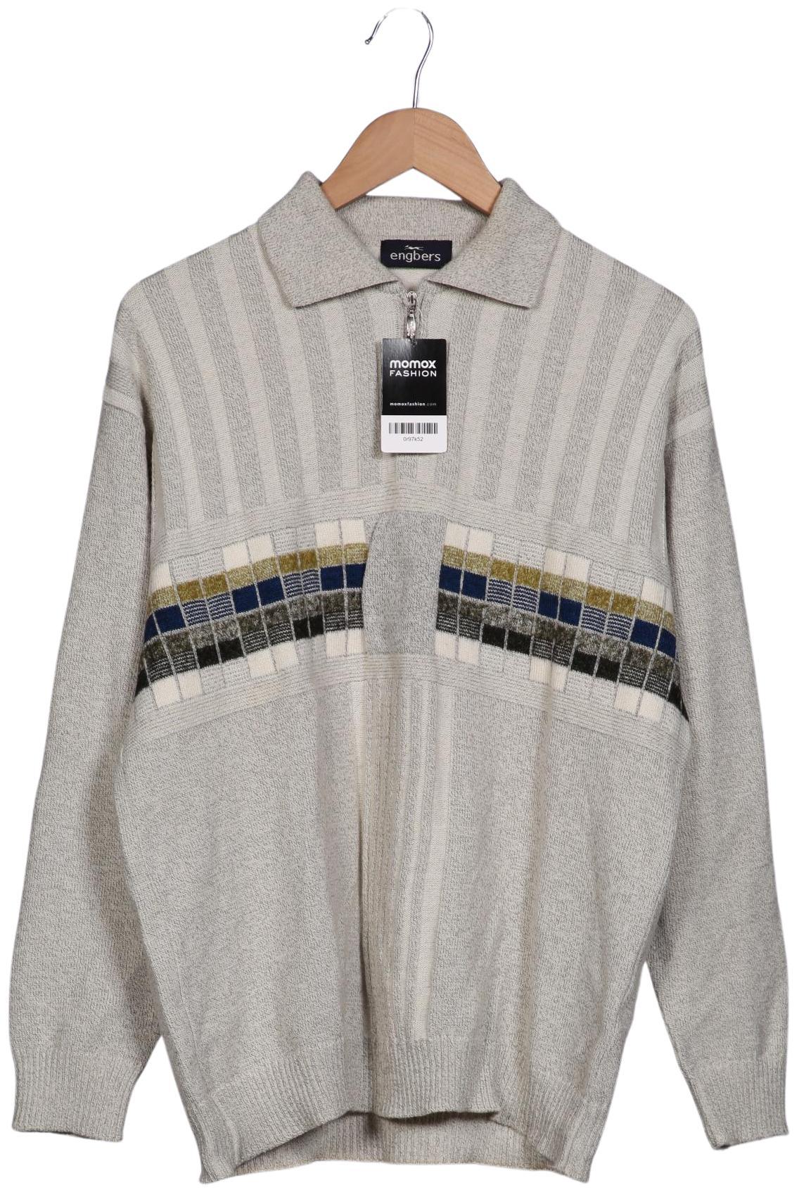 

engbers Herren Pullover, grau, Gr. 52