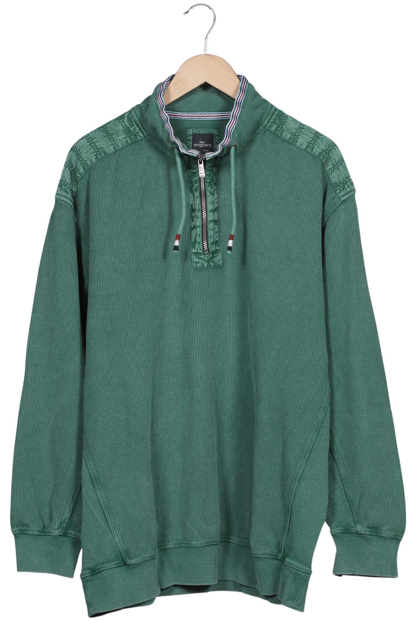 

engbers Herren Pullover, grün, Gr. 60