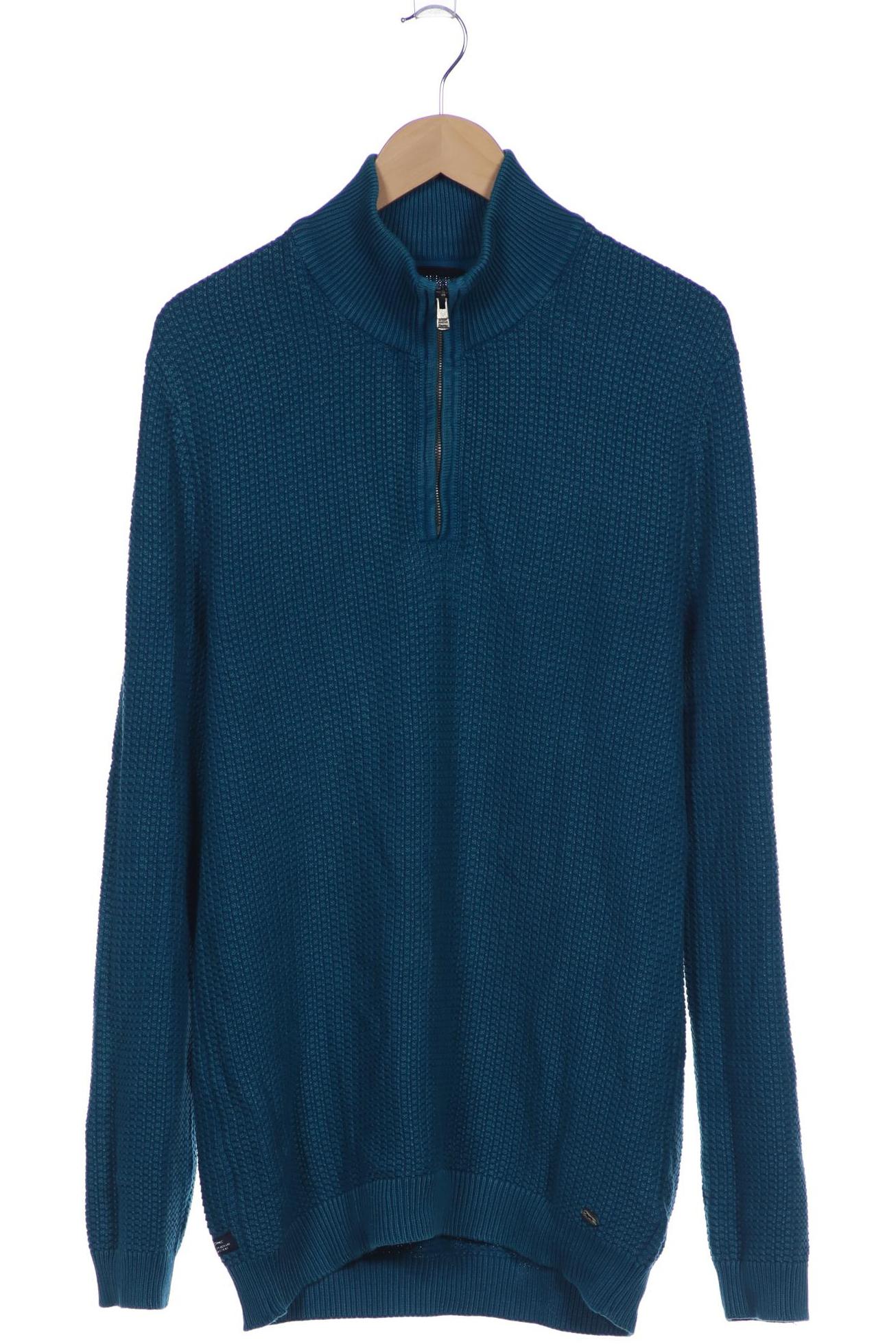 

engbers Herren Pullover, blau, Gr. 48