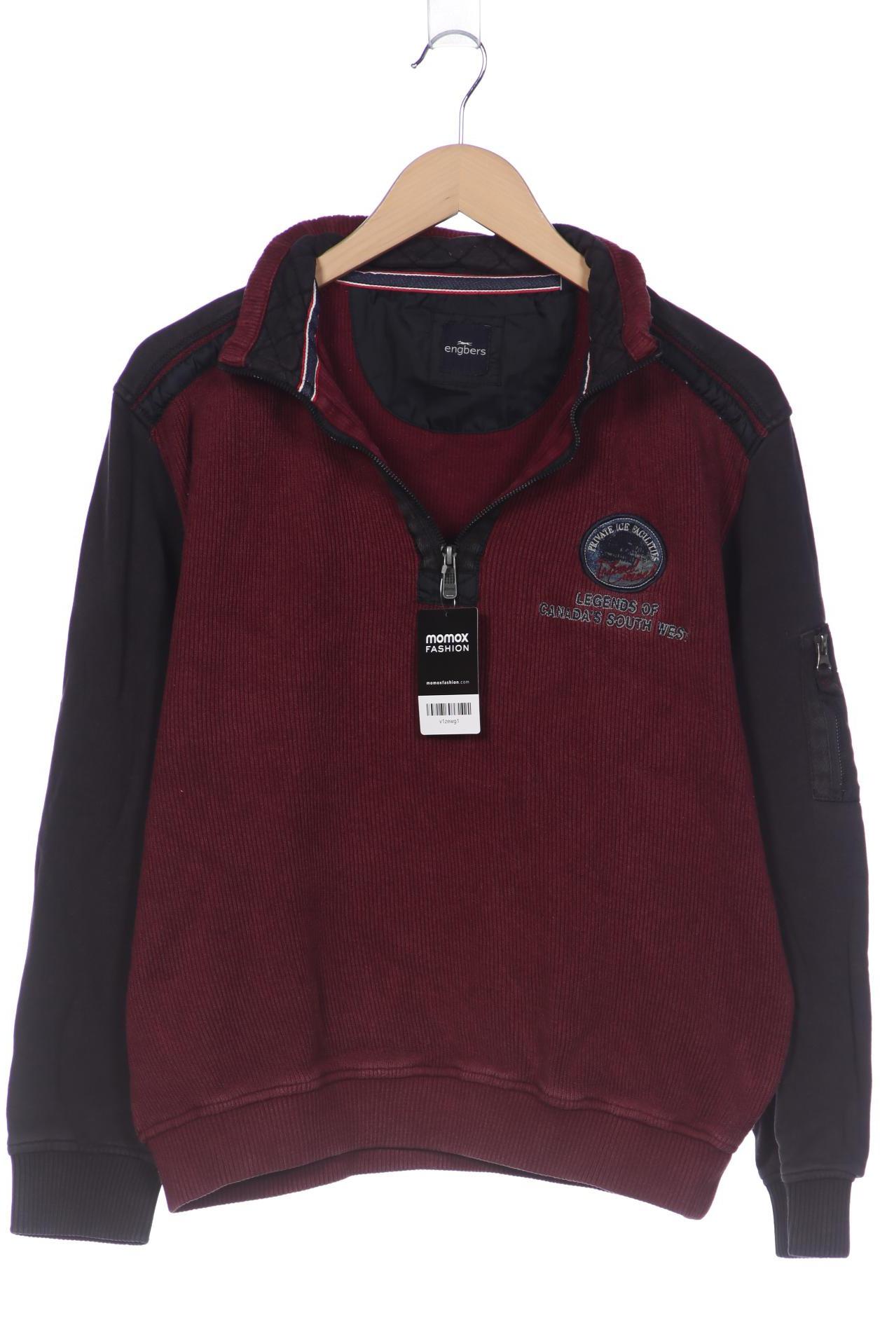 

engbers Herren Pullover, bordeaux, Gr. 48