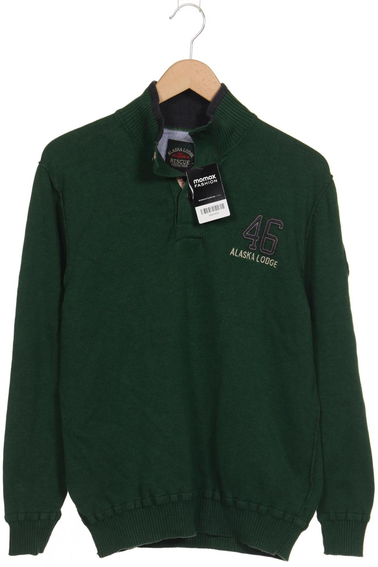 

engbers Herren Pullover, grün, Gr. 48