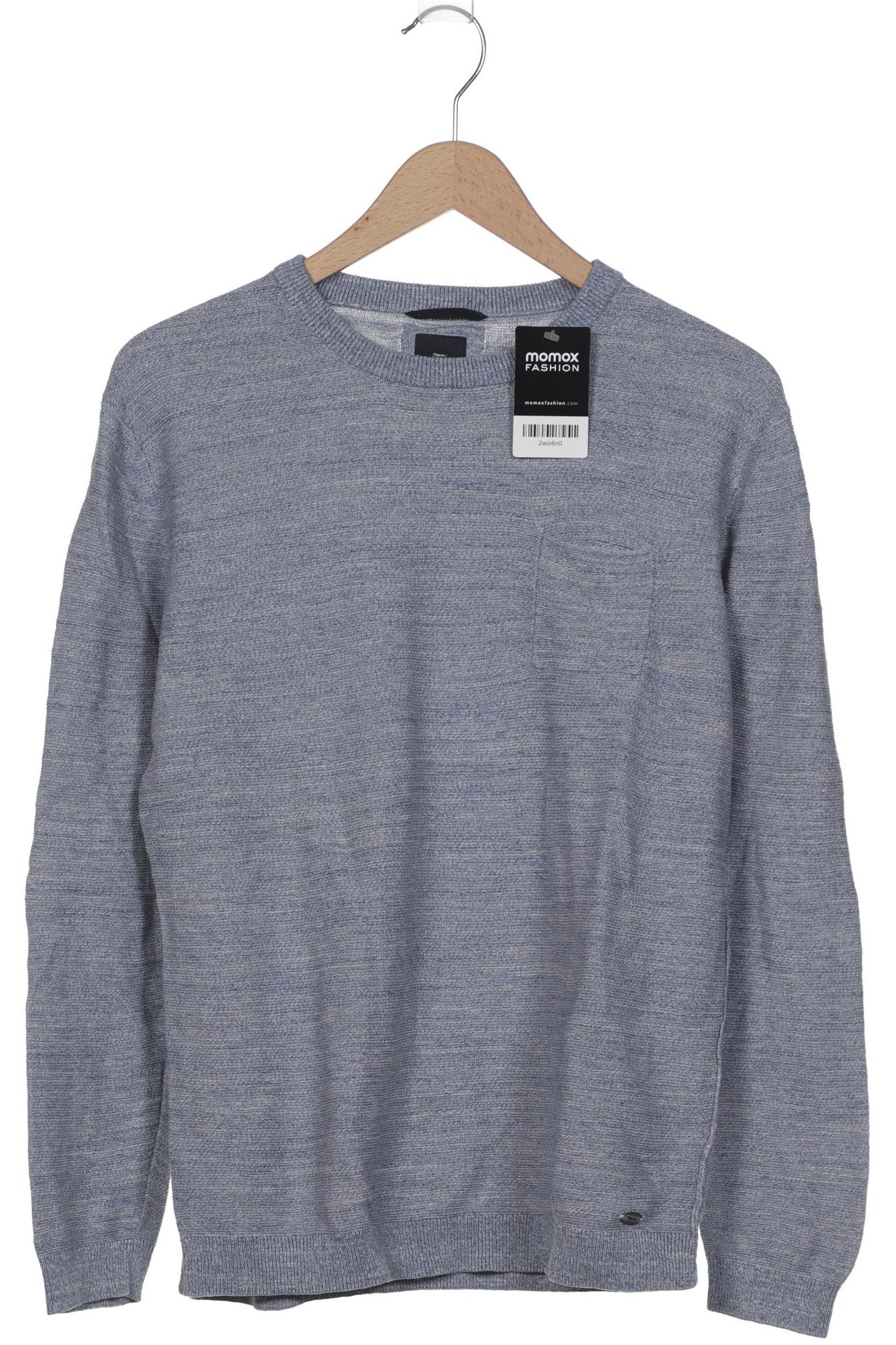 

engbers Herren Pullover, blau, Gr. 48