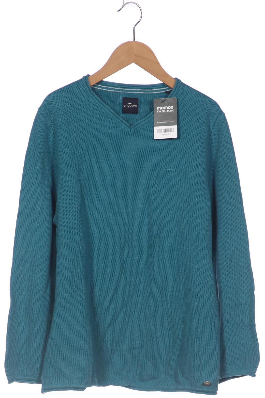

engbers Herren Pullover, türkis, Gr. 52
