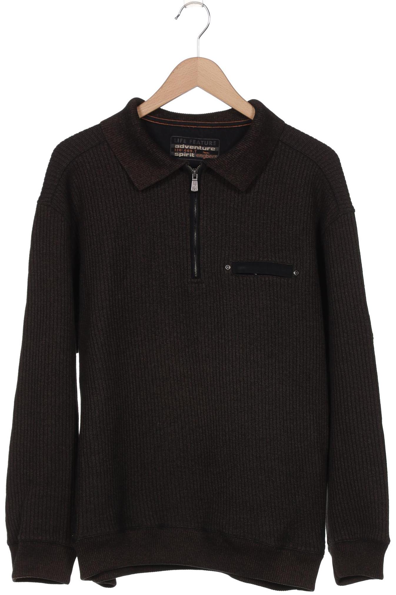 

engbers Herren Pullover, braun, Gr. 58