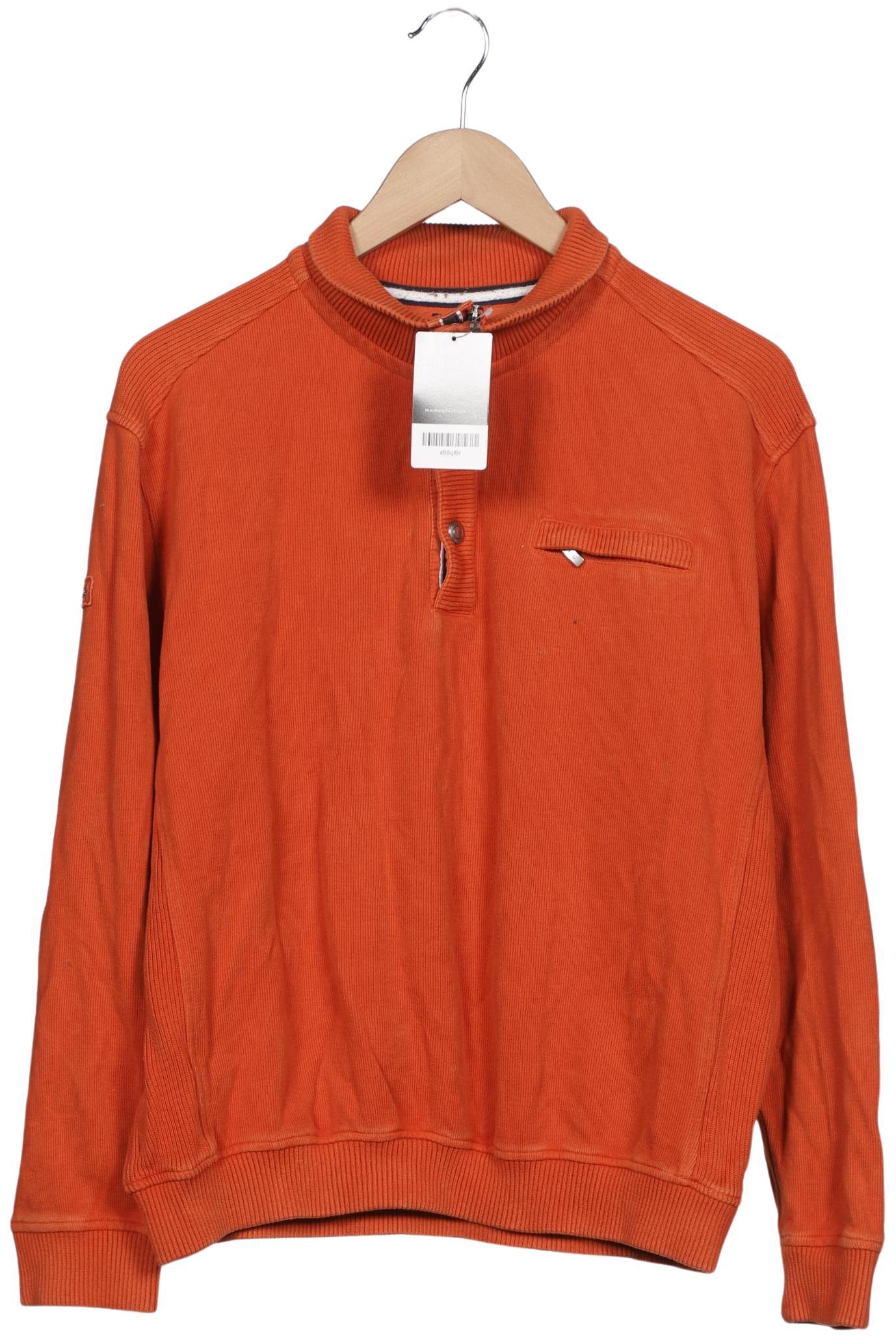 

engbers Herren Pullover, orange, Gr. 48