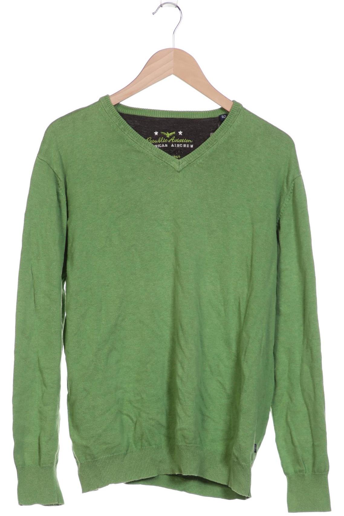 

engbers Herren Pullover, grün, Gr. 52